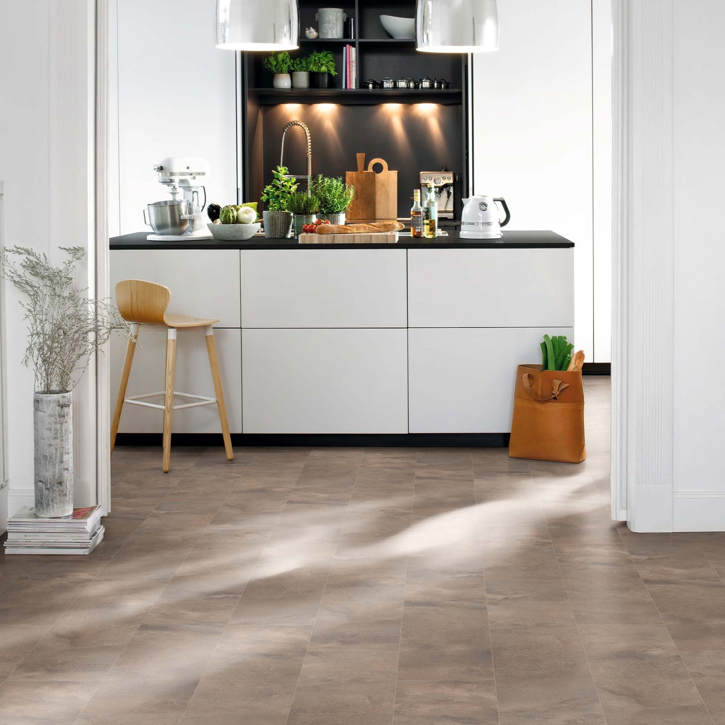 Soft Travertine - Stone Essence Aqua Water Resistant 8mm Laminate Sample