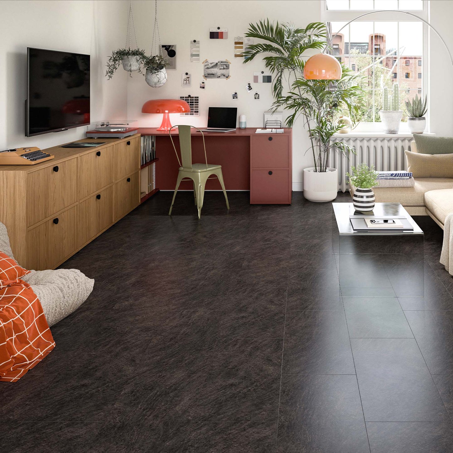 Shadow Slate - Stone Essence Aqua Water Resistant 8mm Laminate Sample