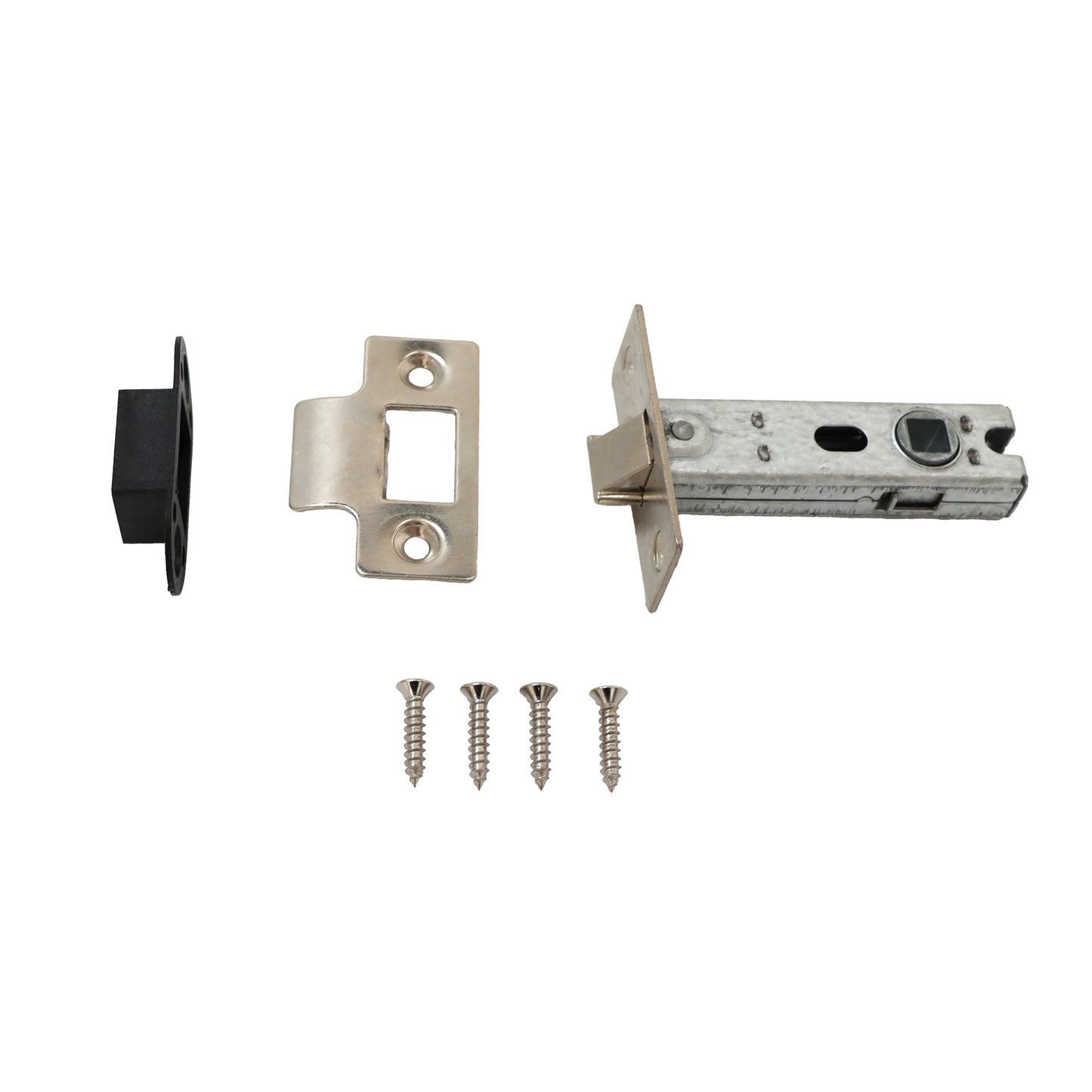 65mm Tubular Mortice Latch - Nickel Plated
