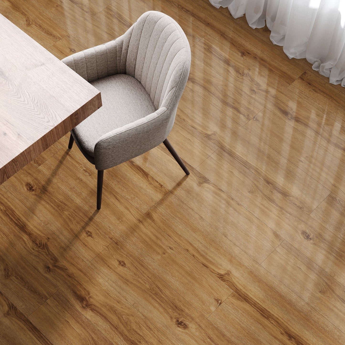 Khor Oak - Lustre 8mm High Gloss Laminate Flooring