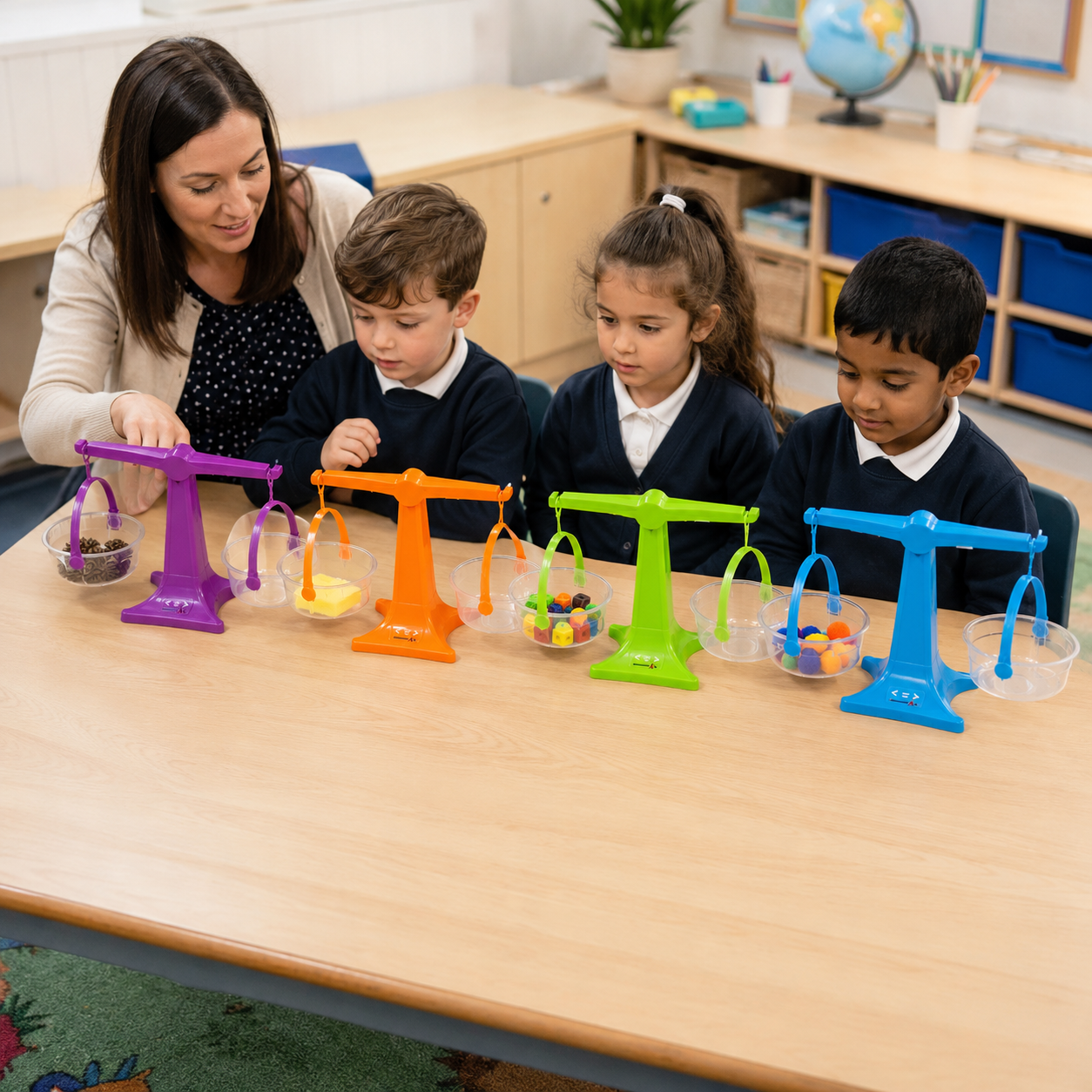 Nestable Pan Balances Set of 4