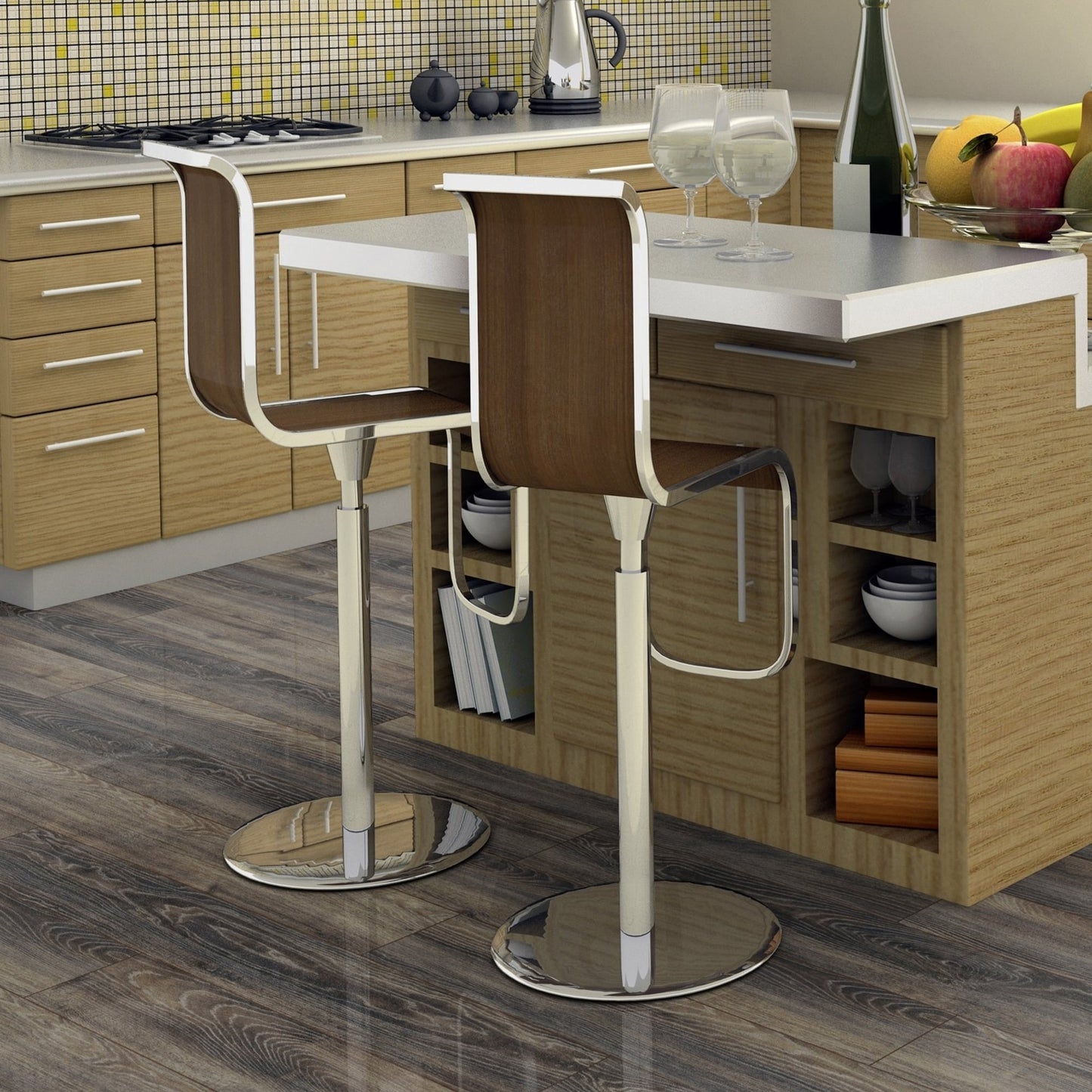 Ravine Oak - Lustre 8mm High Gloss Laminate Flooring