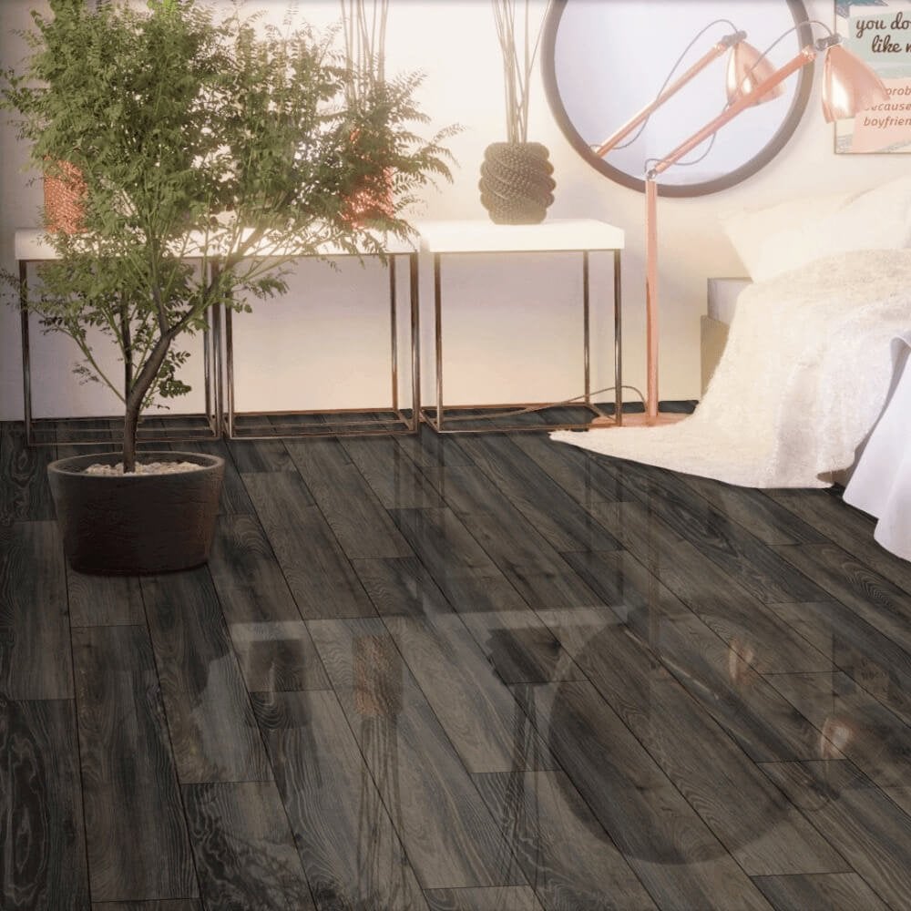 Ravine Oak - Lustre 8mm High Gloss Laminate Flooring