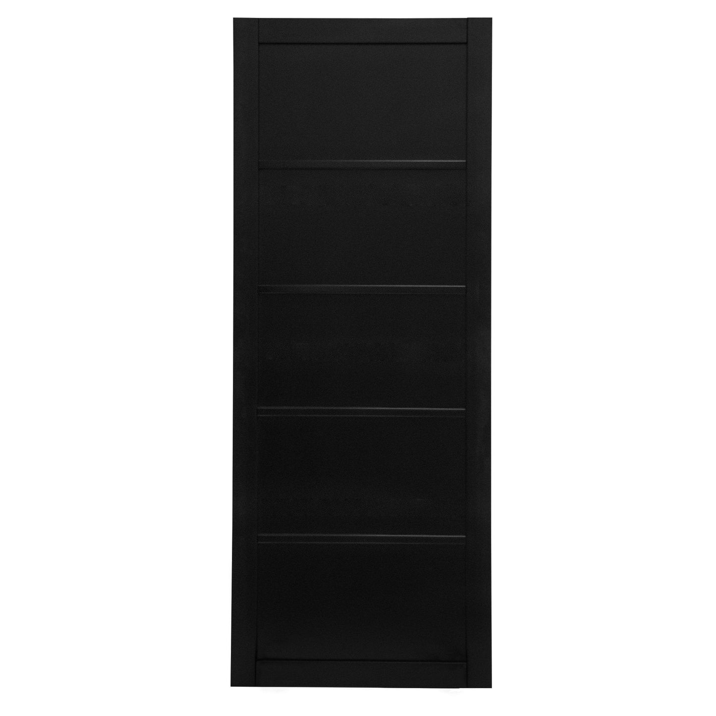 B-Grade Graphite Black Internal Fully Finished Industrial Studio 5 Panel Door