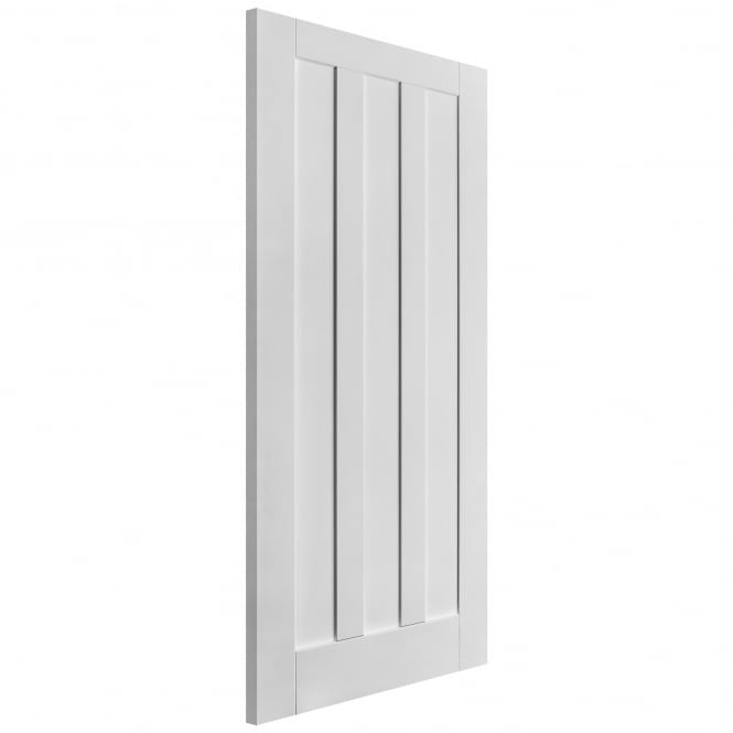 B-Grade White Internal Primed Ashton 3 Panel FD30 Fire Door