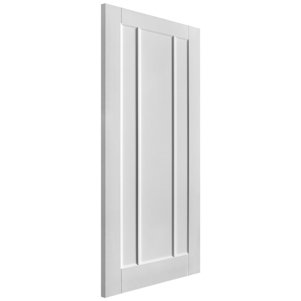 B-Grade White Internal Primed Toledo 3 Panel Fire Door