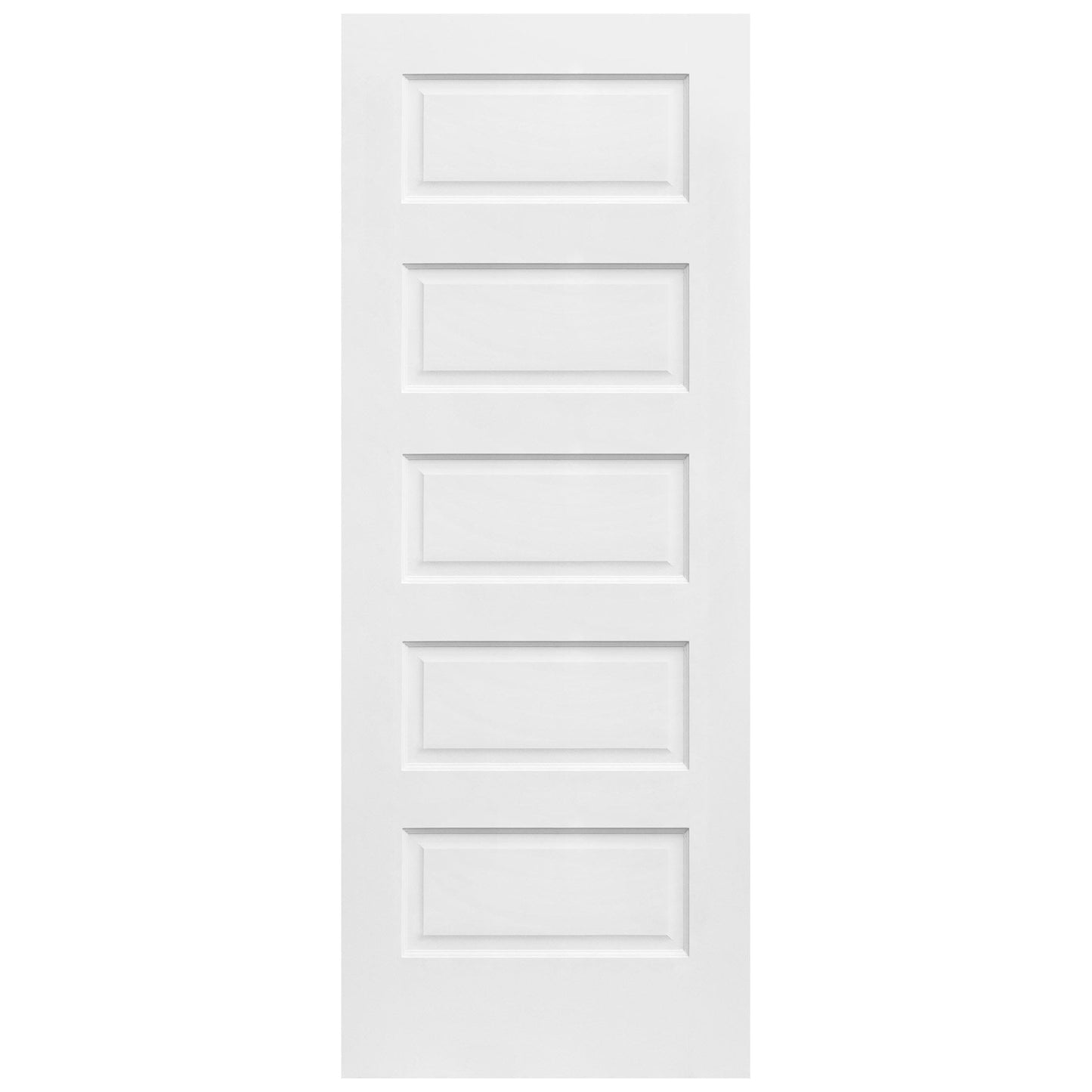 B-Grade White Internal Primed 5 Panel Harlem Fire Door