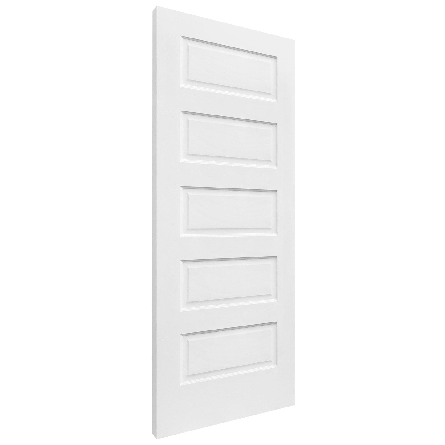 B-Grade White Internal Primed 5 Panel Harlem Fire Door