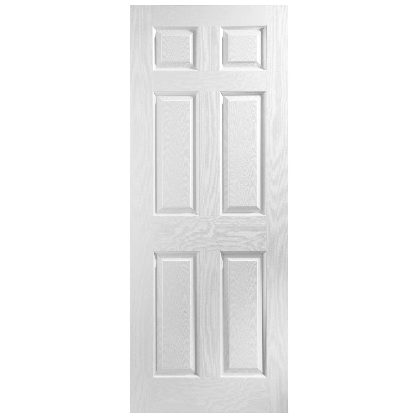 White Internal Moulded Lifestyle Primed Textured 6 Panel Door