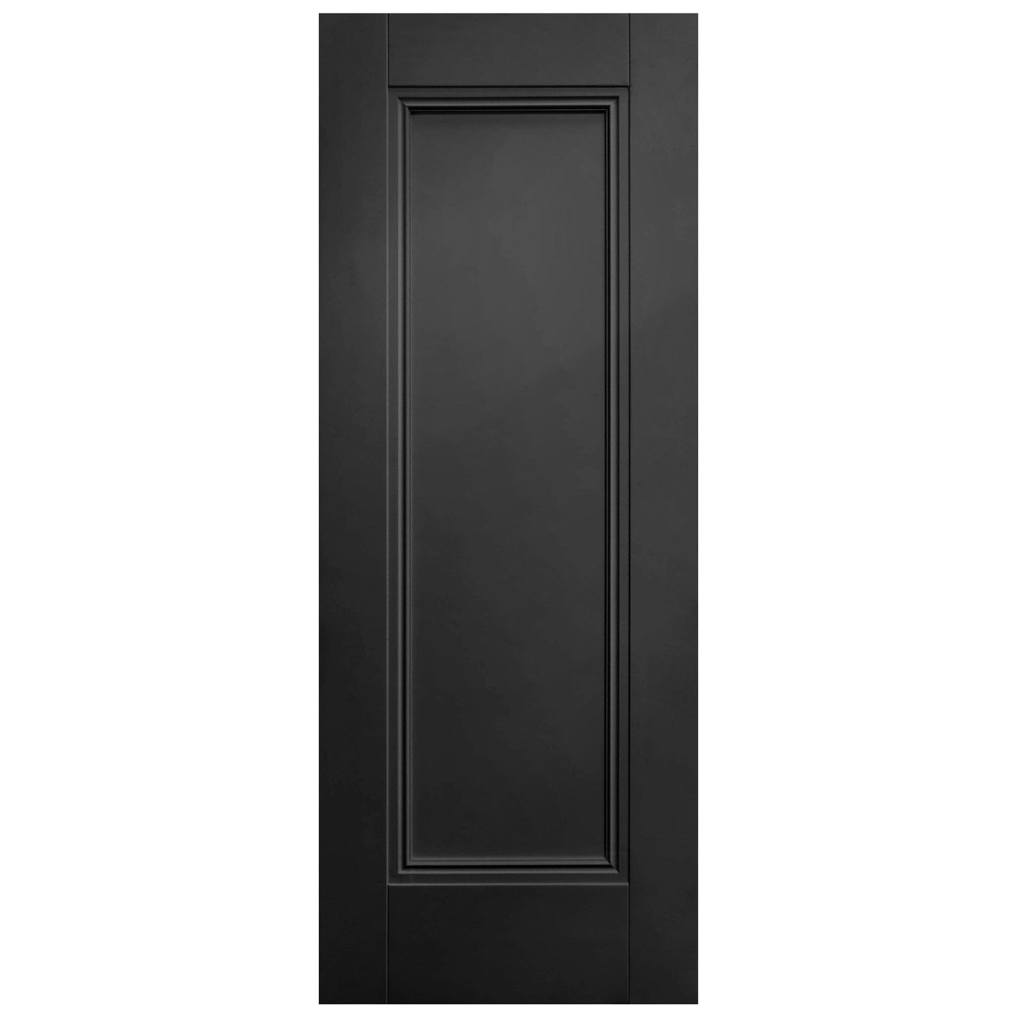 B-Grade Black Internal Fully Finished Elegance Lancaster 1 Panel FD30 Fire Door