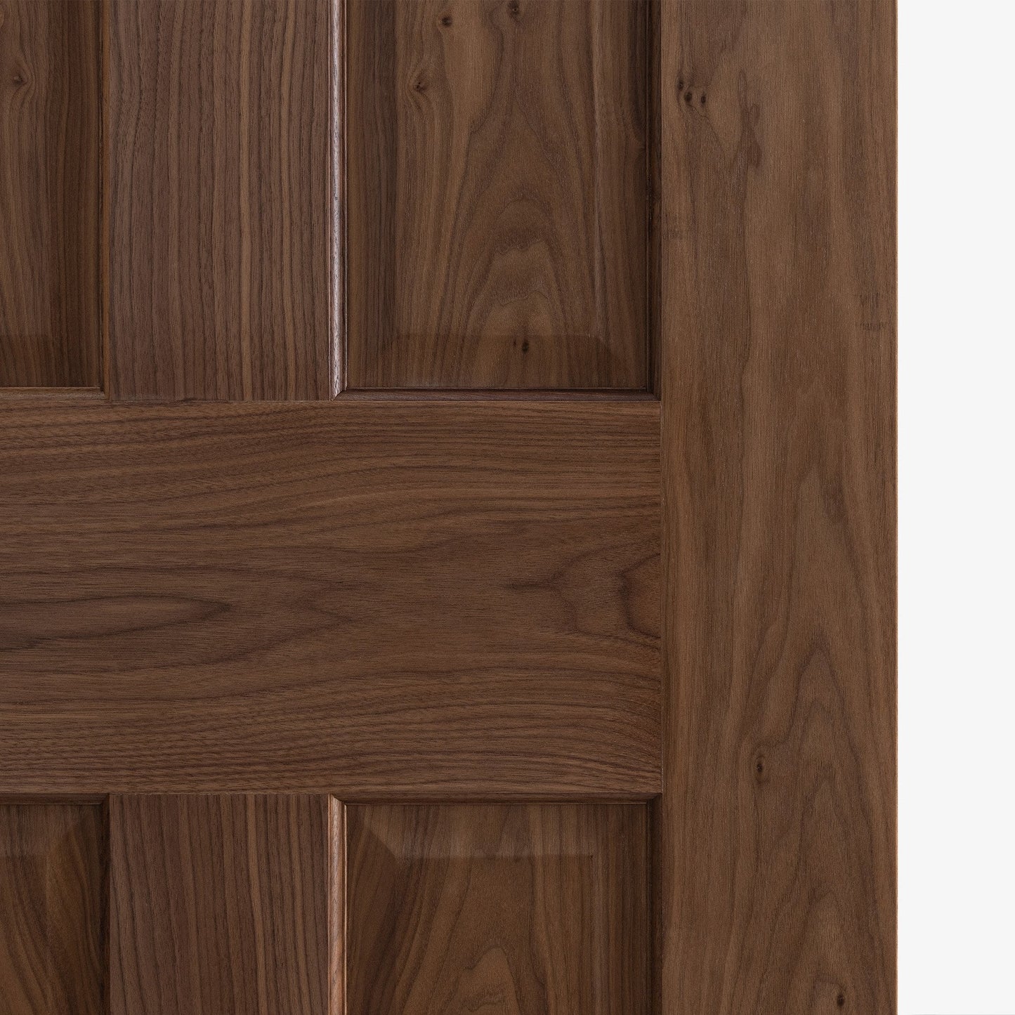 B-Grade Internal Walnut Fully Finished 4 Panel Victorian Door