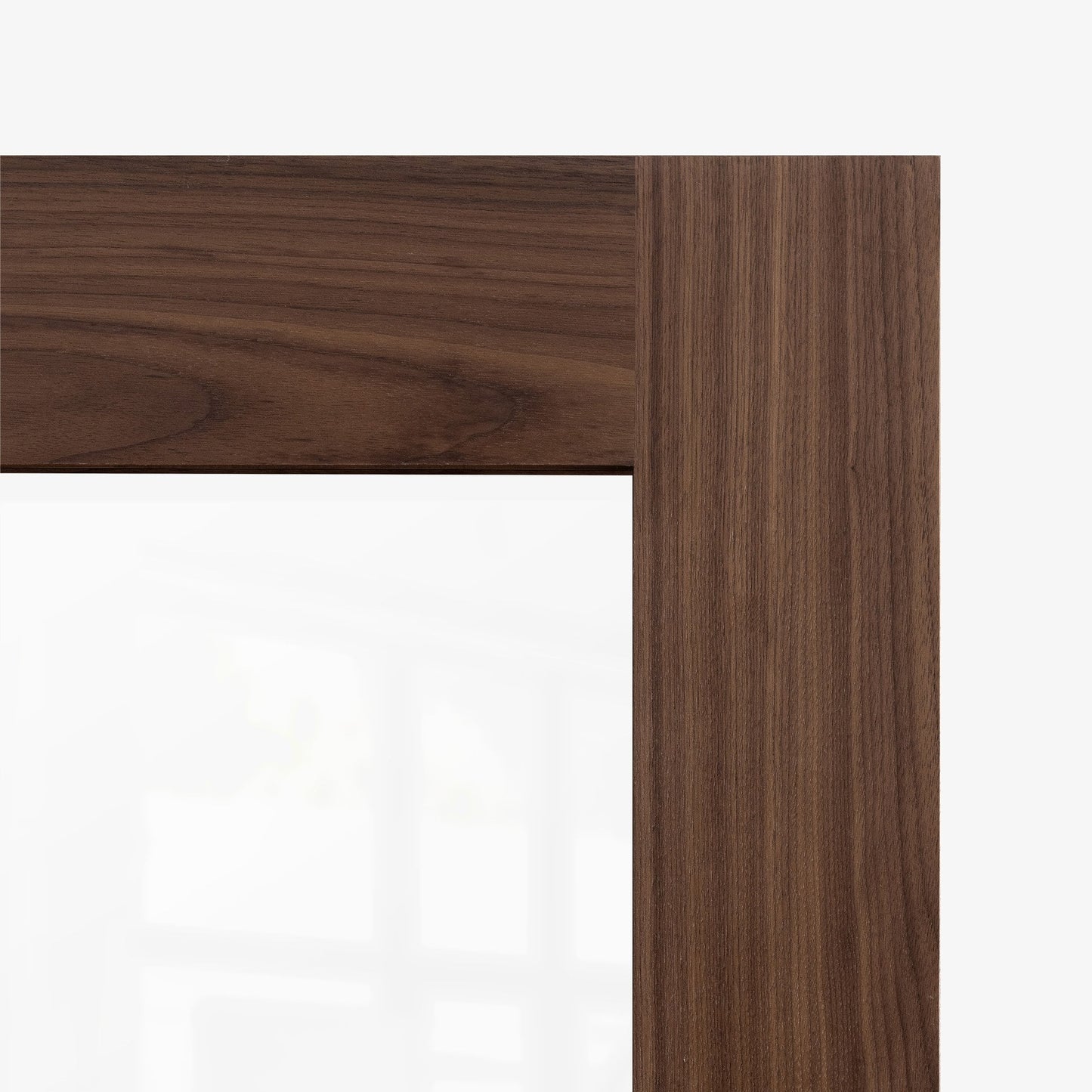 B-Grade Internal Walnut Fully Finished 1 Light Clear Glass DX Door