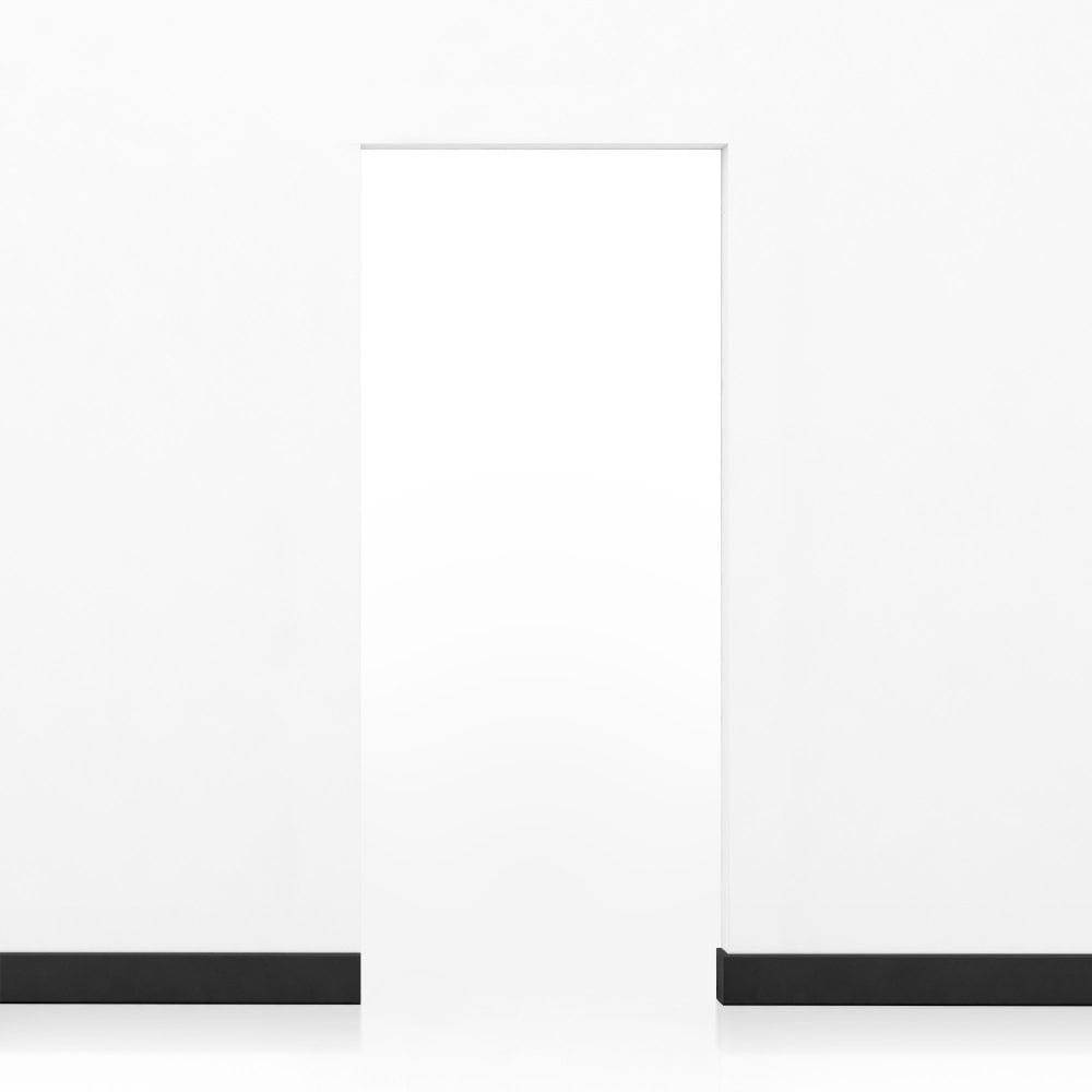 Fully Finished Jet Black 2.4m Square Profile Skirting Board (JBSKIRT-SQ)