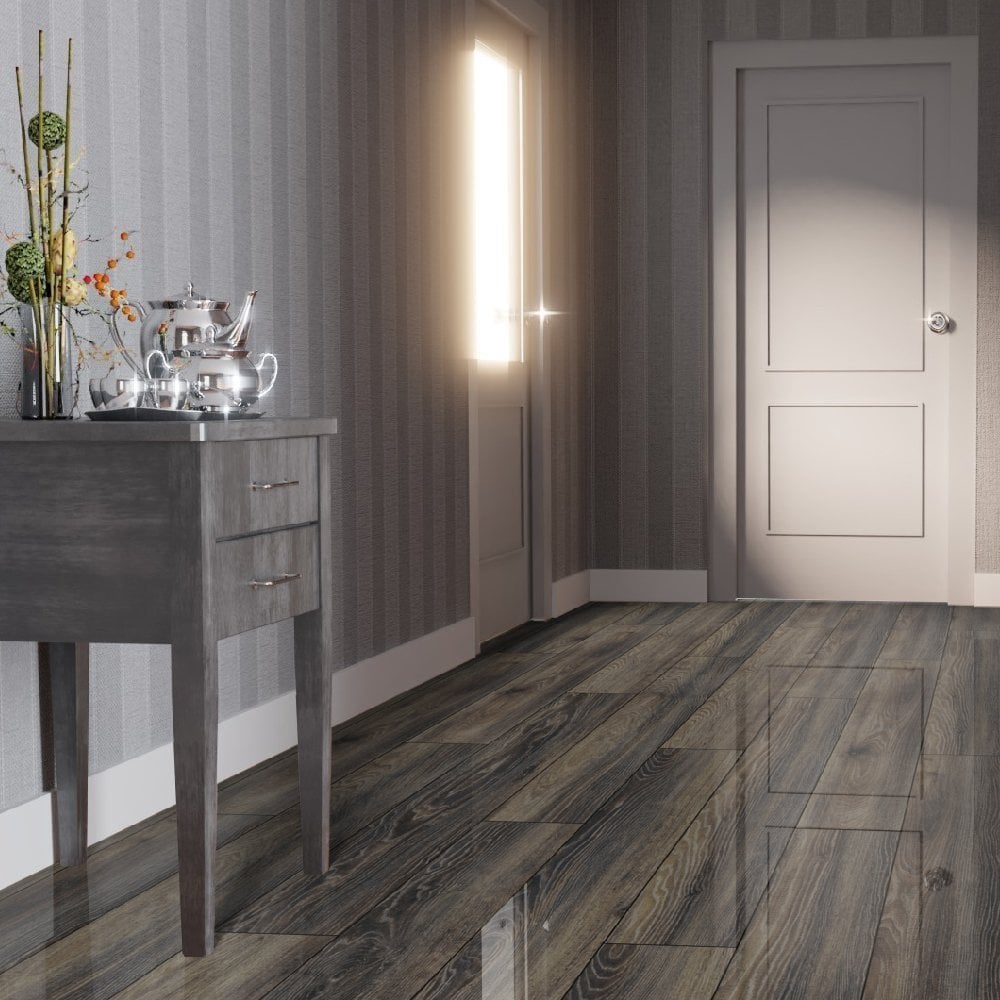 Ravine Oak - Lustre 8mm High Gloss Laminate Flooring