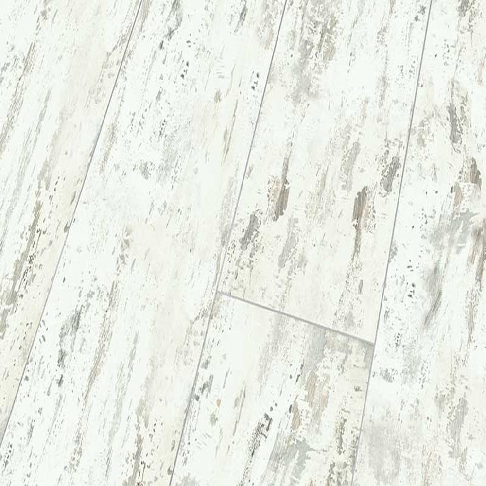 Antique White - Lustre 8mm High Gloss Laminate Flooring