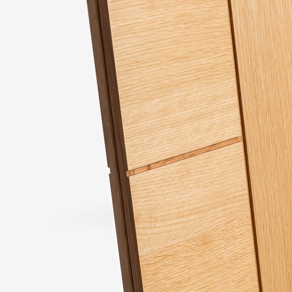 B-Grade Oak Internal Fully Finished Pedrena 1 Light Clear Glass FD30 Fire Door