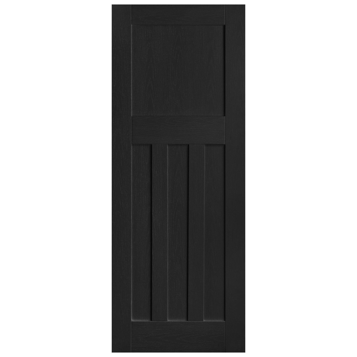 B-Grade Black Internal Fully Finished Oak DX Door