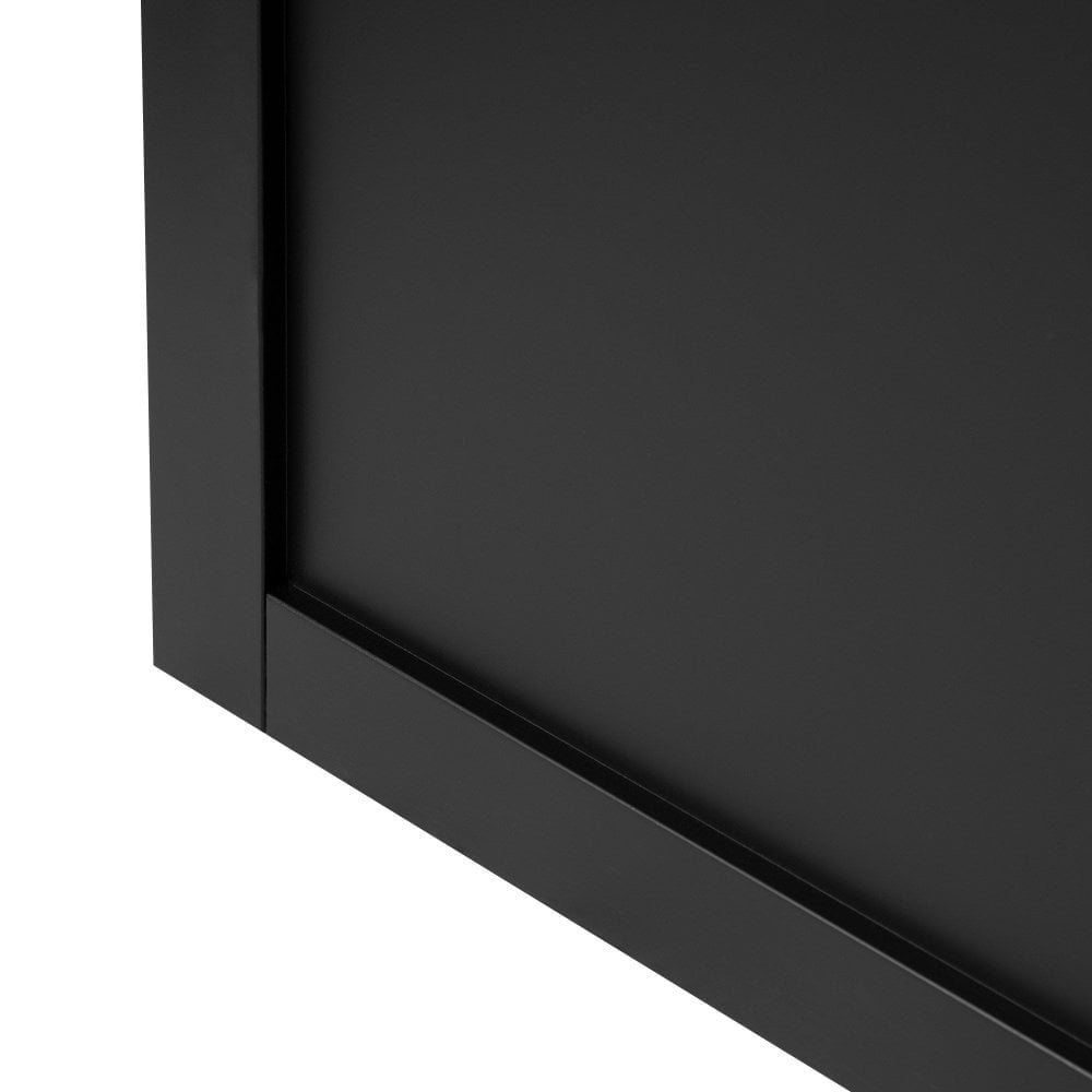 B-Grade Jet Black Internal Fully Finished 3 Panel Industrial Studio Door