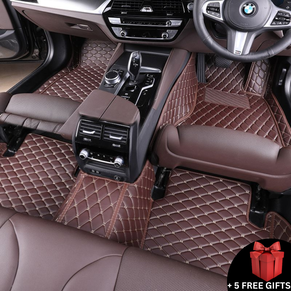Custom DIamond Quilted Car Mats + 5 FREE GIFTS