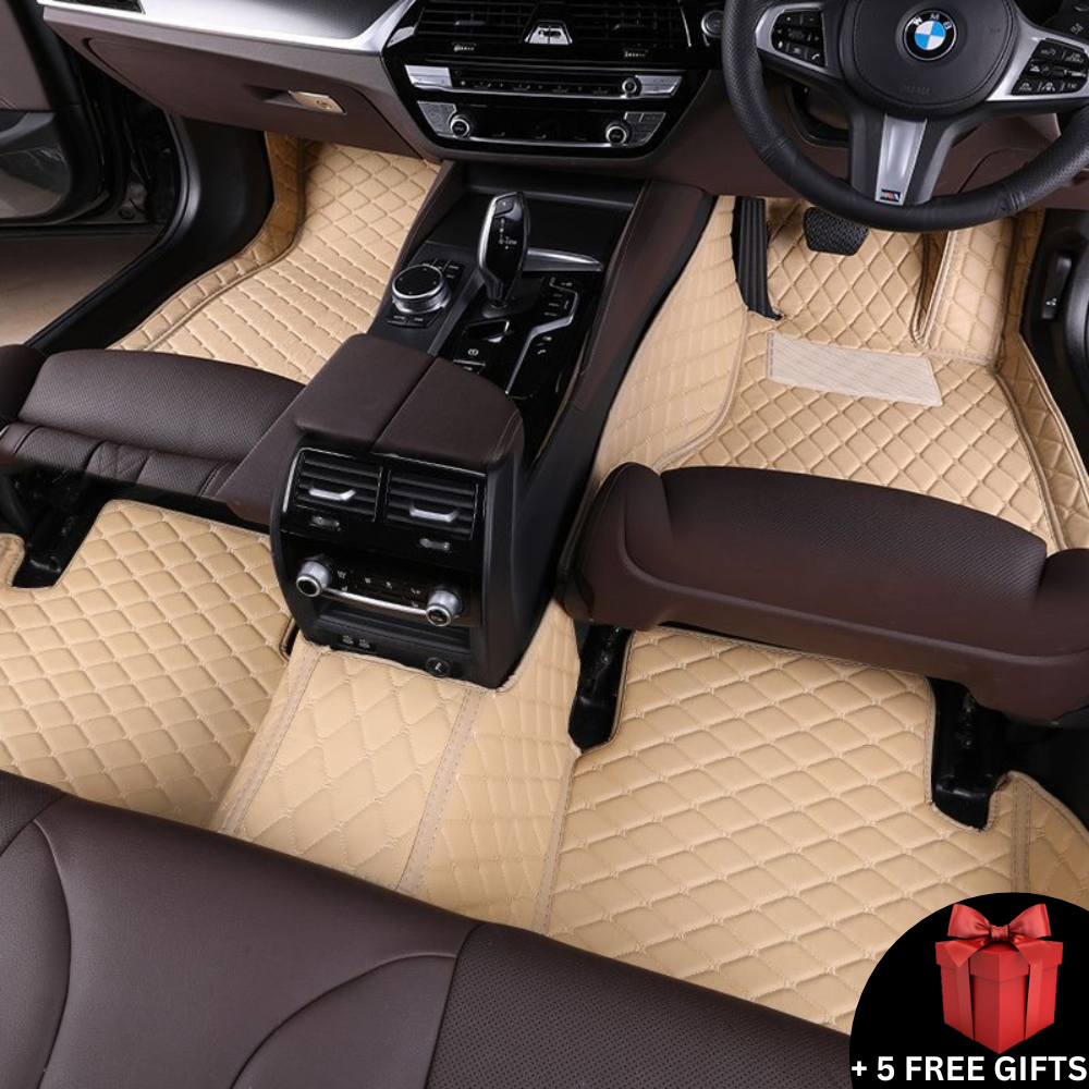 Custom DIamond Quilted Car Mats + 5 FREE GIFTS