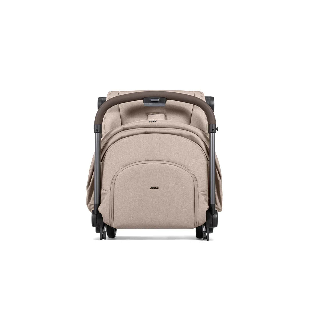 Joolz Aer2 Compact Travel Stroller – Sandy Taupe Lightweight Fold Pushchair