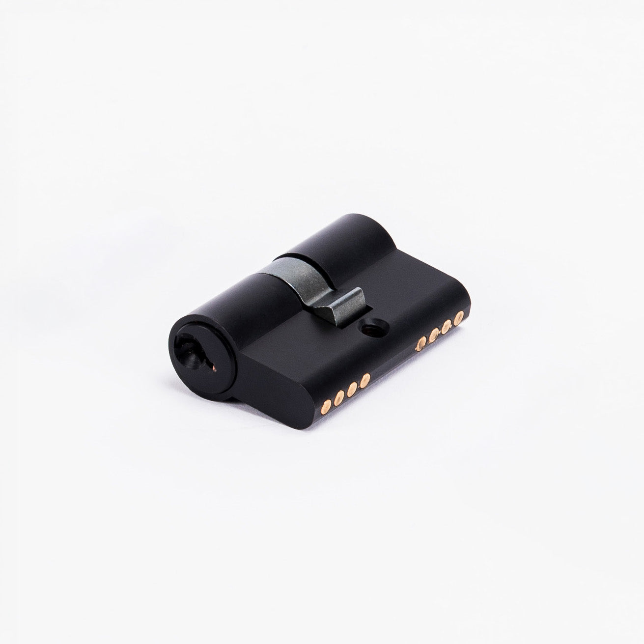 50mm 3 key 5 pin Euro key cylinder - Black