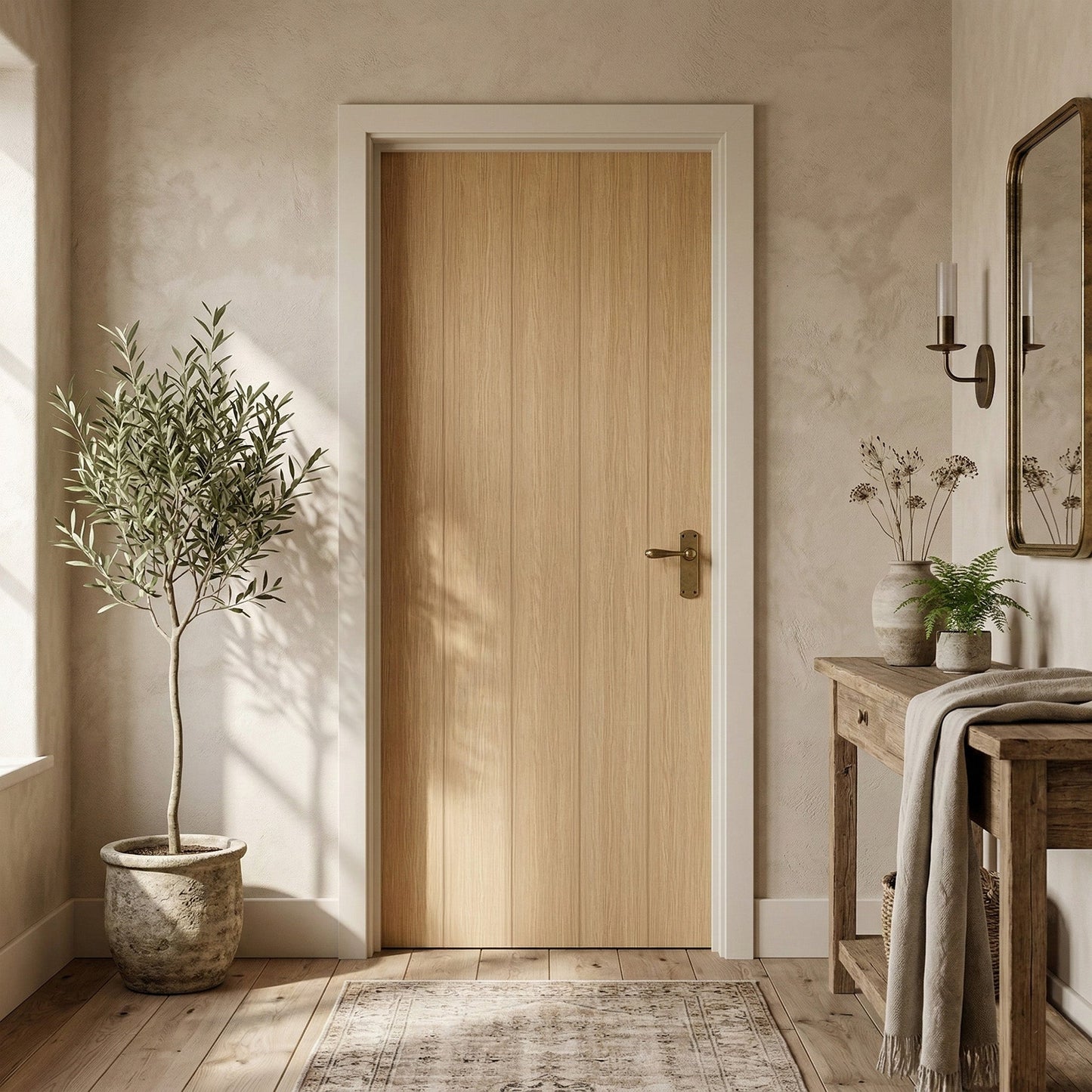 Oak Internal Fully Finished Cottage Laminate FD30 Fire Door