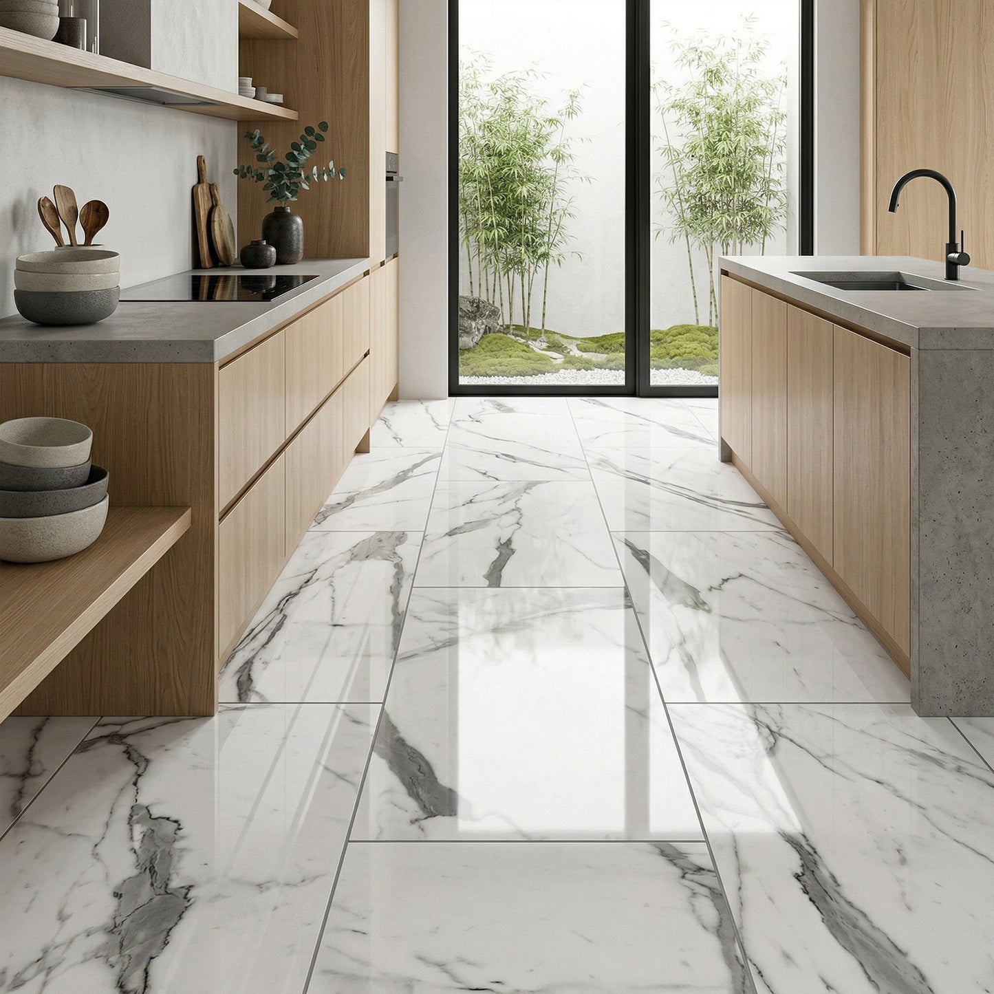 Marble Sarzana - Lustre Stone 8mm High Gloss Laminate Sample
