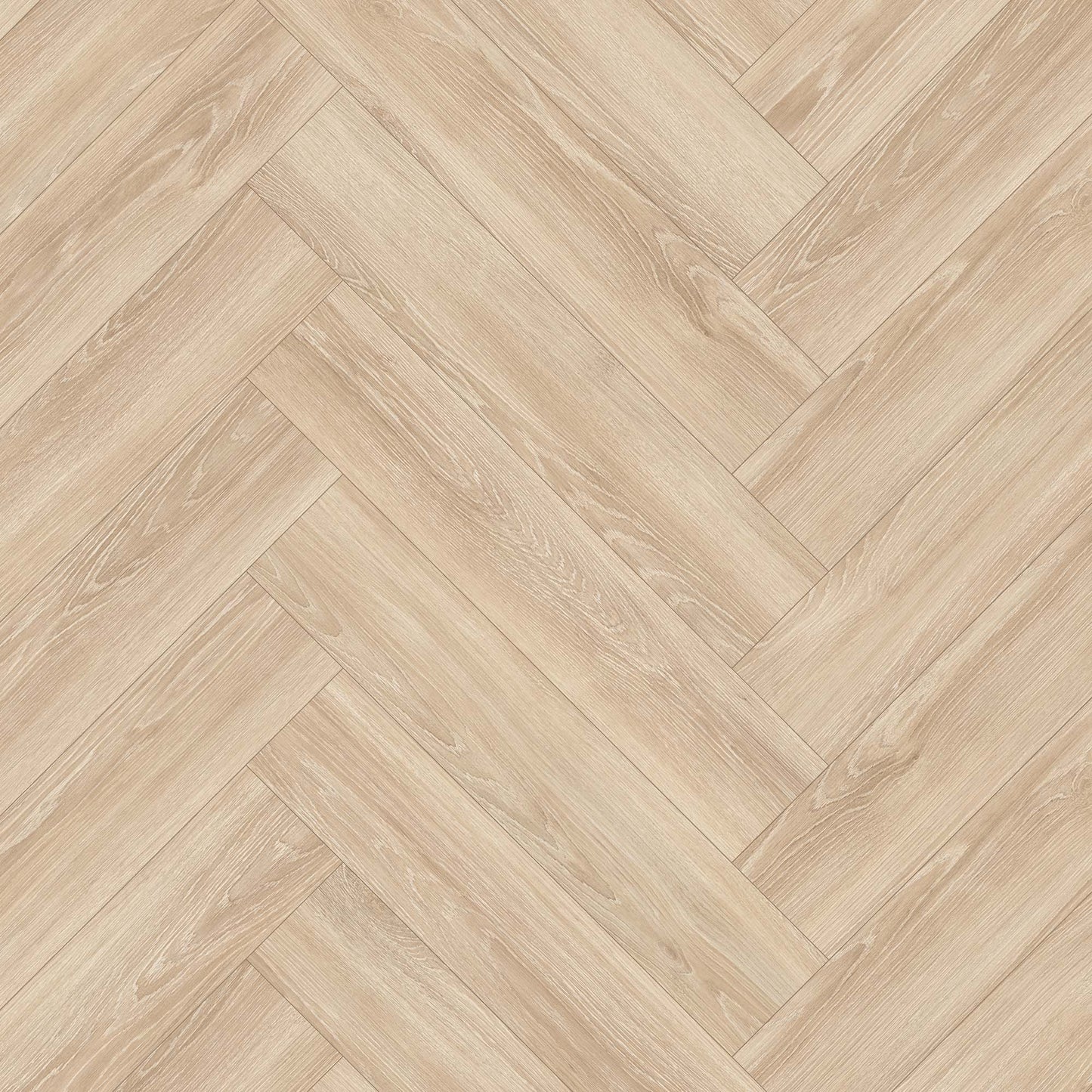 Soft Haven Oak - Wood Essence Water Resistant 8mm Herringbone Laminate Flooring
