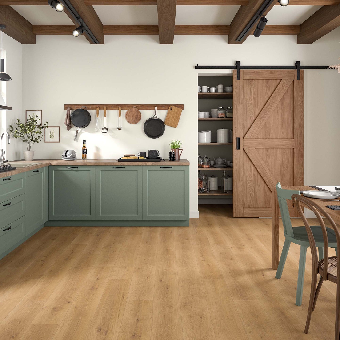 Golden Dune Oak - Wood Essence Aqua Water Resistant 10mm Laminate Sample