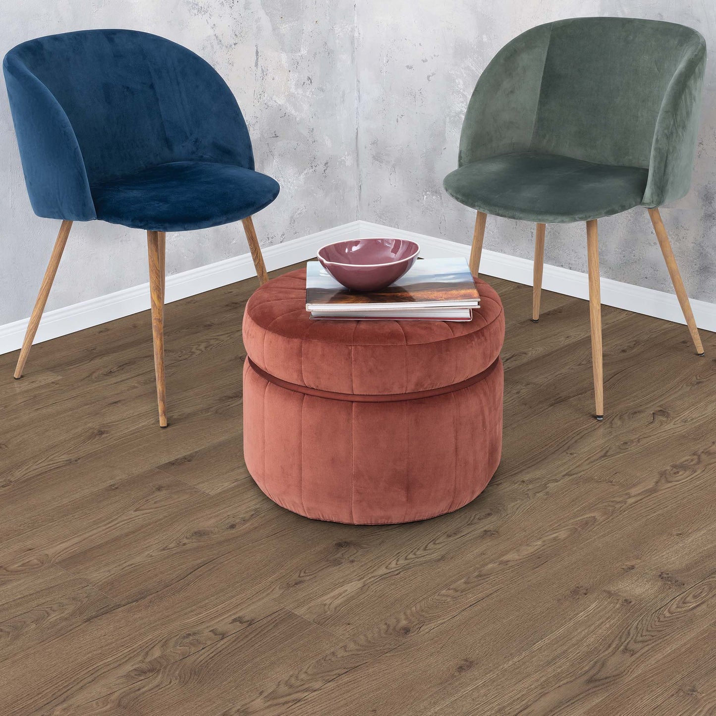 Smoked Oak - Wood Essence Aqua Water Resistant 10mm Laminate Sample