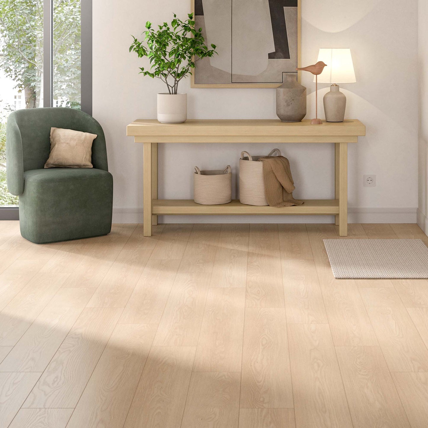 Warm Heritage Oak - Wood Essence Aqua Water Resistant 12mm Laminate Sample