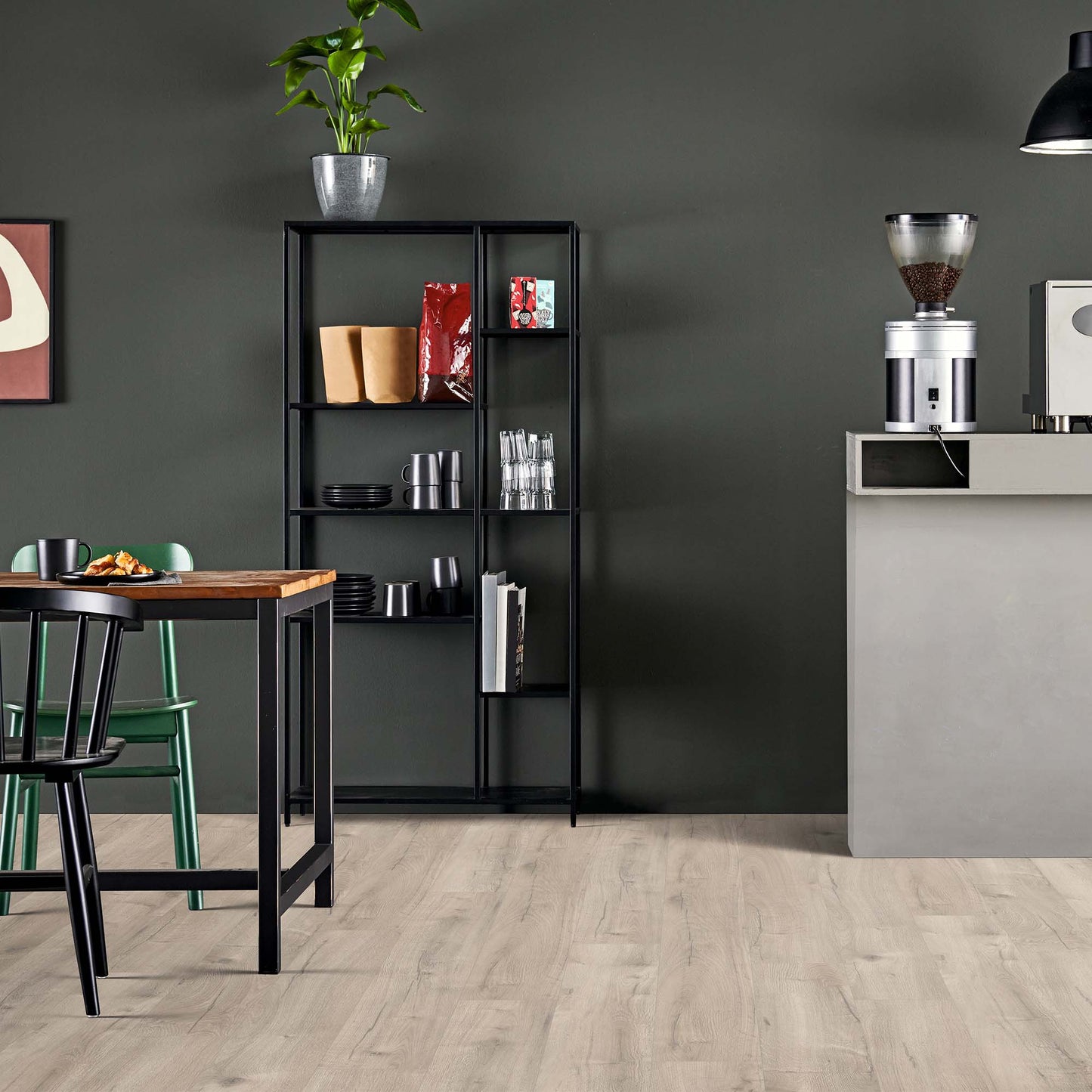 Light Creme Oak - Wood Essence Aqua Water Resistant 12mm Laminate Sample