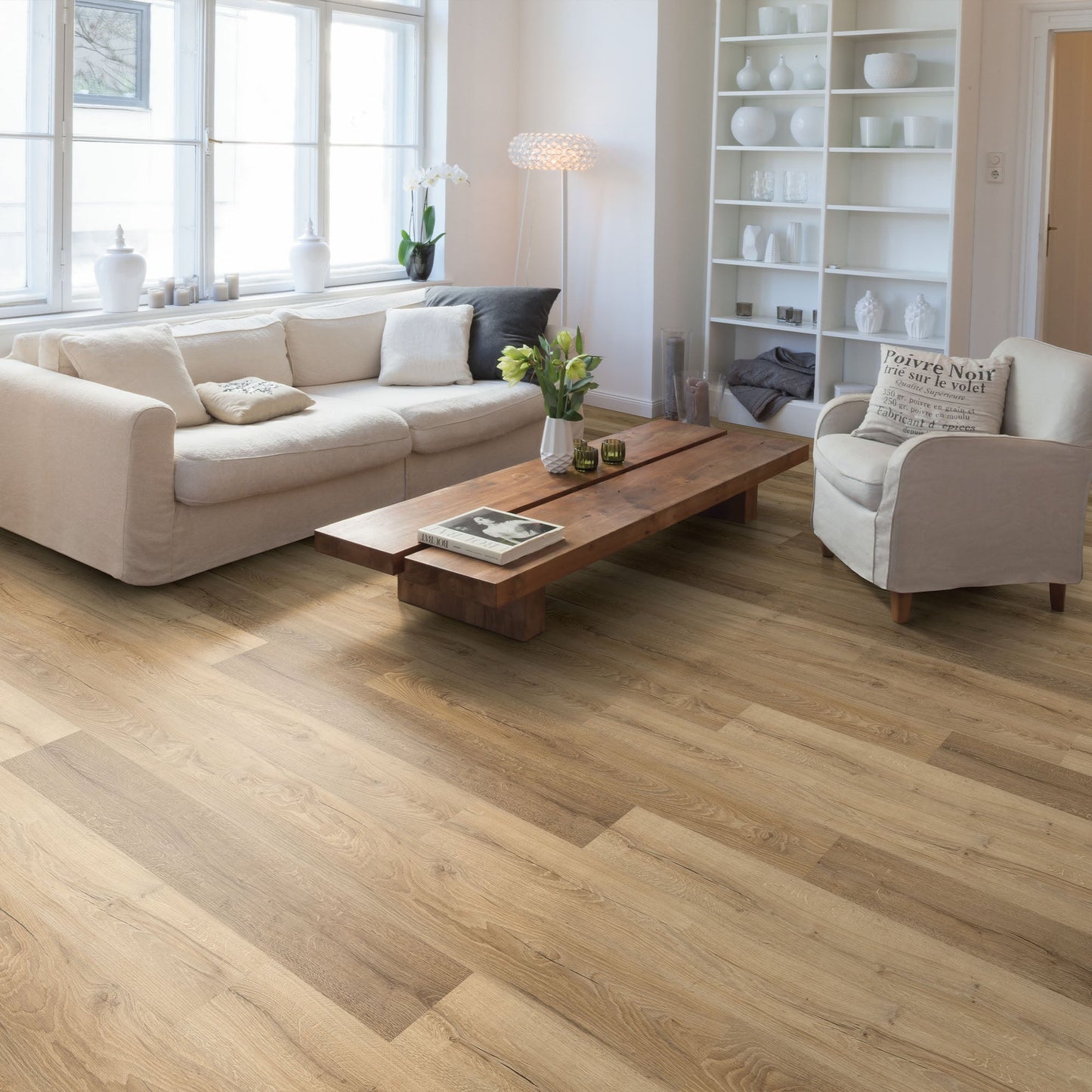 Pureland Oak - Wood Essence Water Resistant 8mm Laminate Flooring