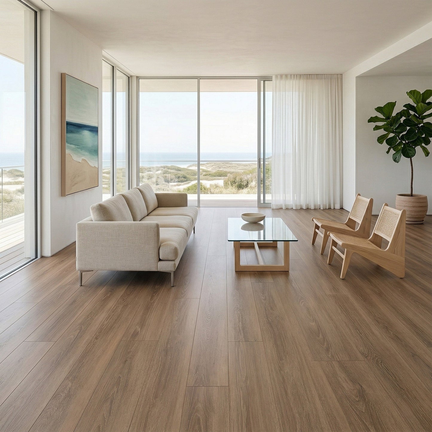Warm Haven Oak - Wood Essence Water Resistant 8mm Laminate Sample