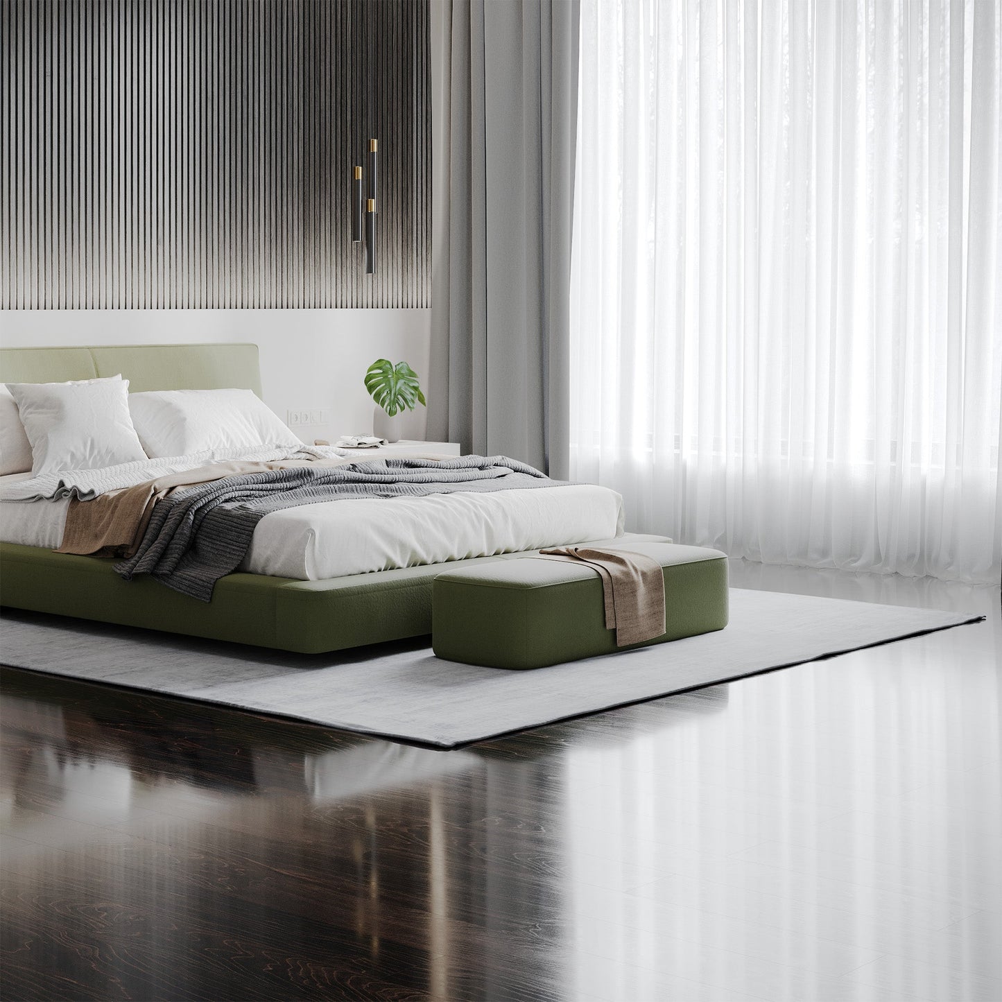 Plateau Maple - Lustre 8mm High Gloss Laminate Flooring