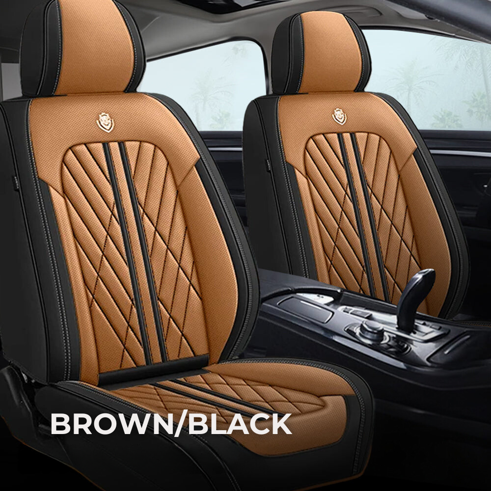 Brown & Black Seat Covers