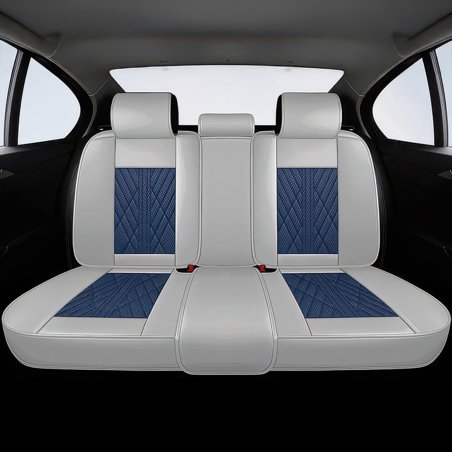 Blue & Grey Seat Covers
