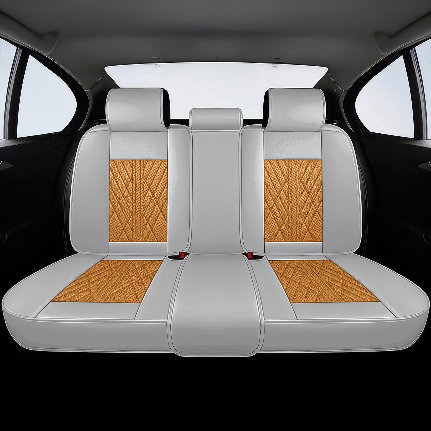 Brown & Gray Seat Covers
