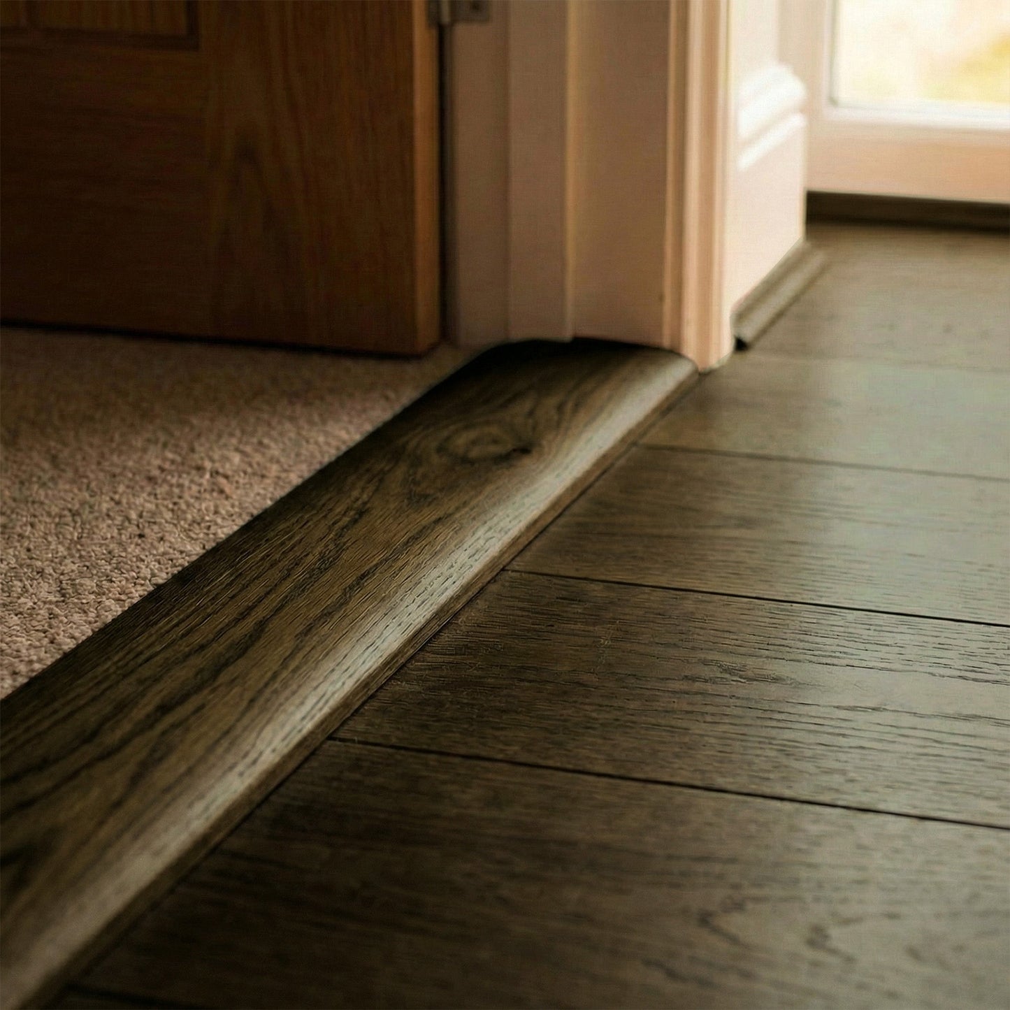 Dark Oak - End Profile Door Bar 990mm