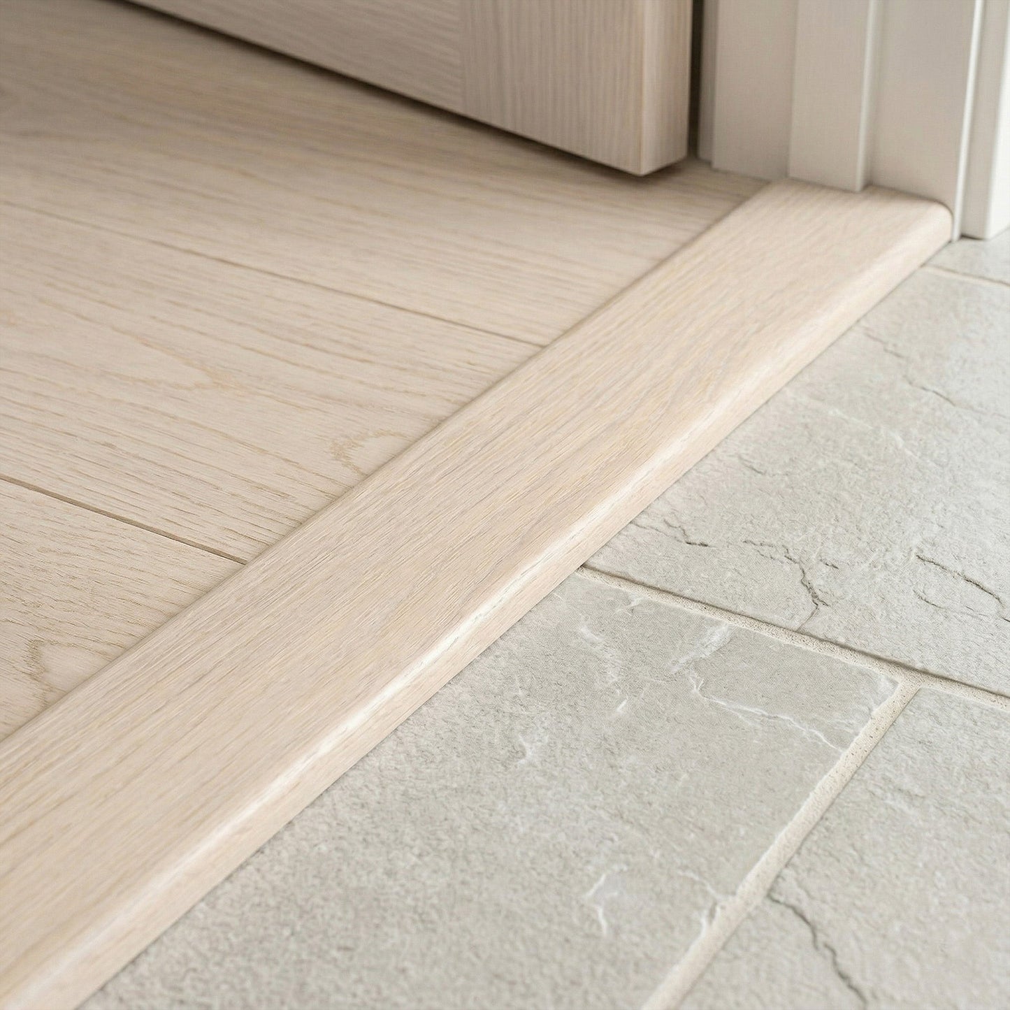 Ivory White - Connecting Profile Door Bar 990mm