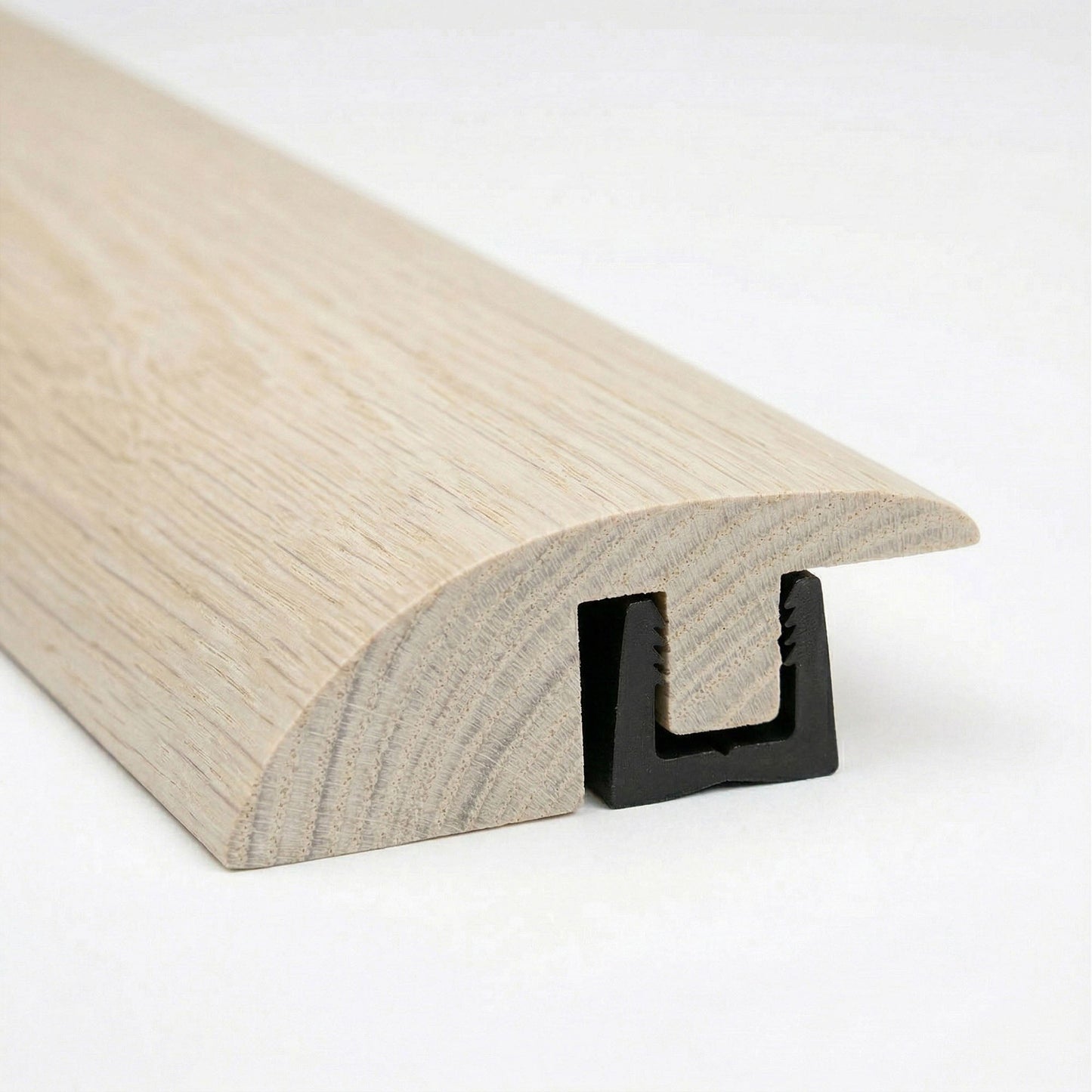 Ivory White Ramp Adapting Profile Door Bar 990mm