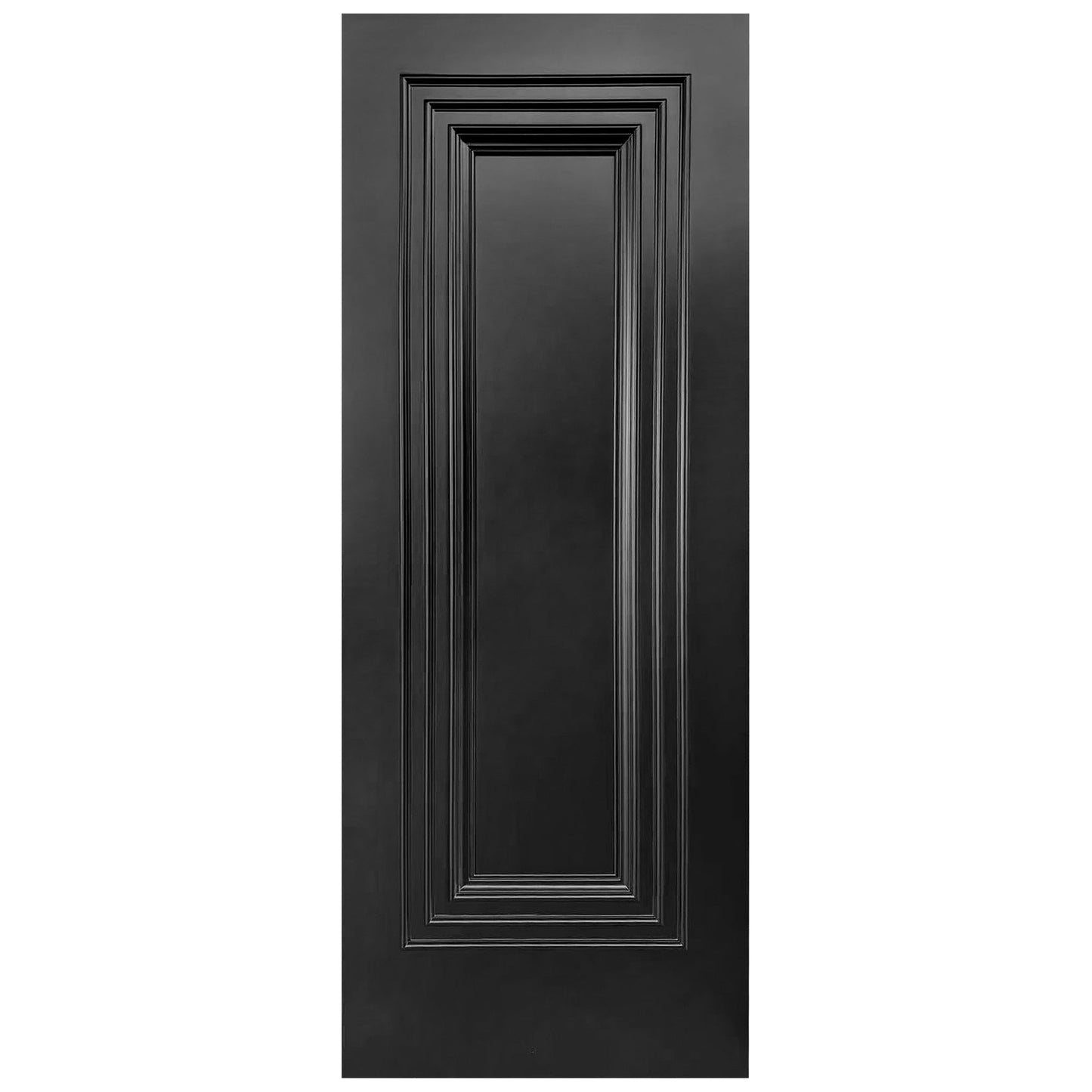 Jet Black Internal Fully Finished Trinity Fire Door