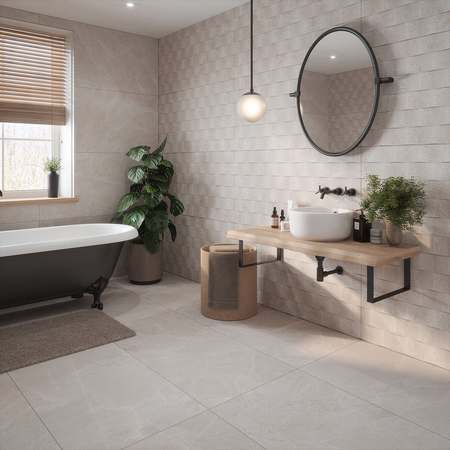 Beige Matt - Palma Smooth Wall & Floor Tile Sample