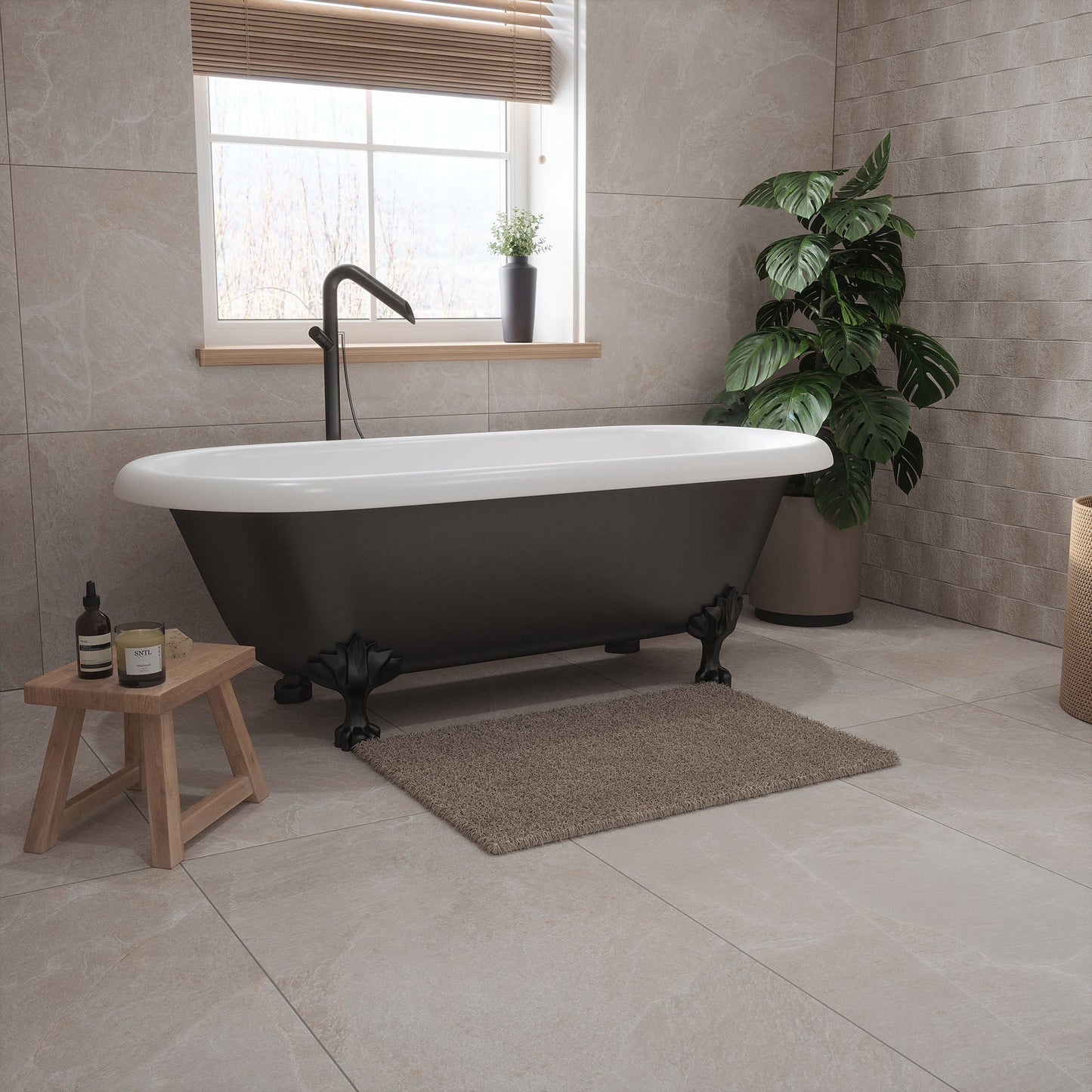 Beige Matt - Palma Smooth Wall & Floor Tile Sample