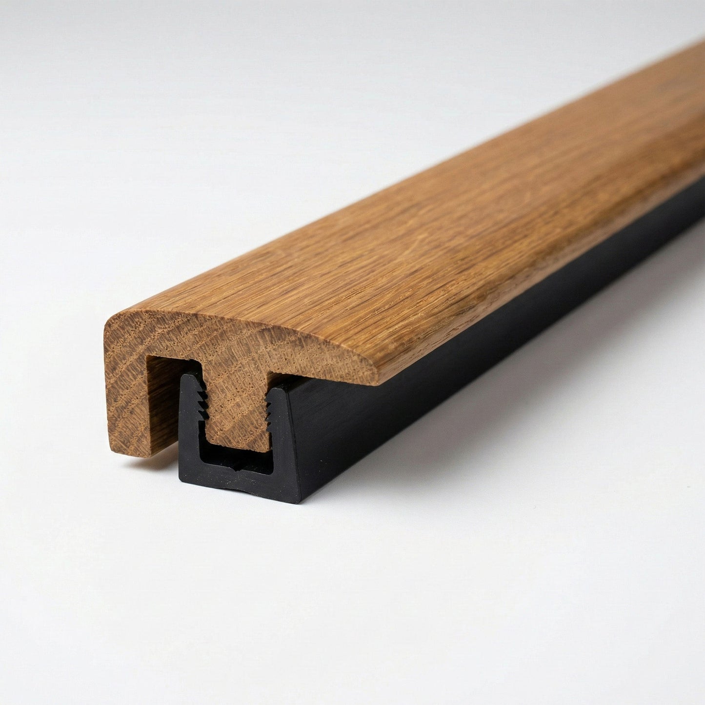 Natural Oiled - Oak End Profile Door Bar 990mm