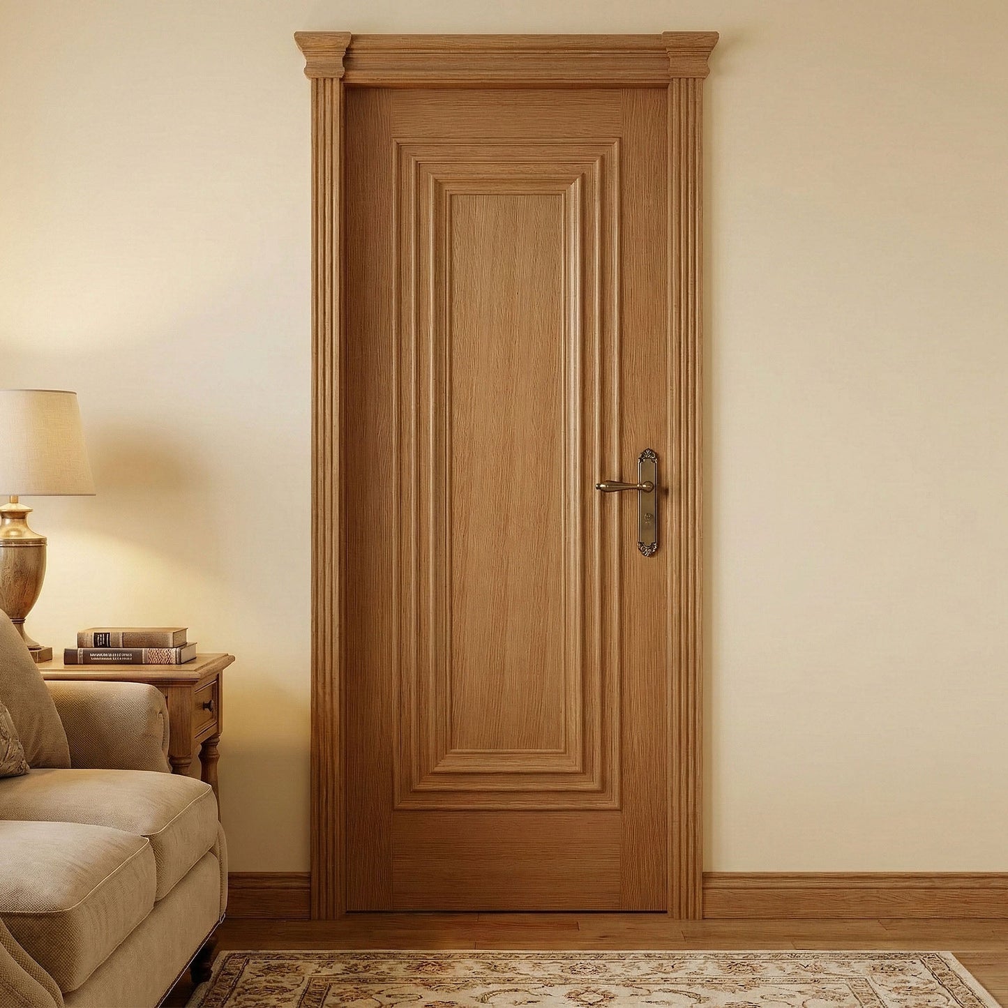 Oak Internal Fully Finished Trinity Door