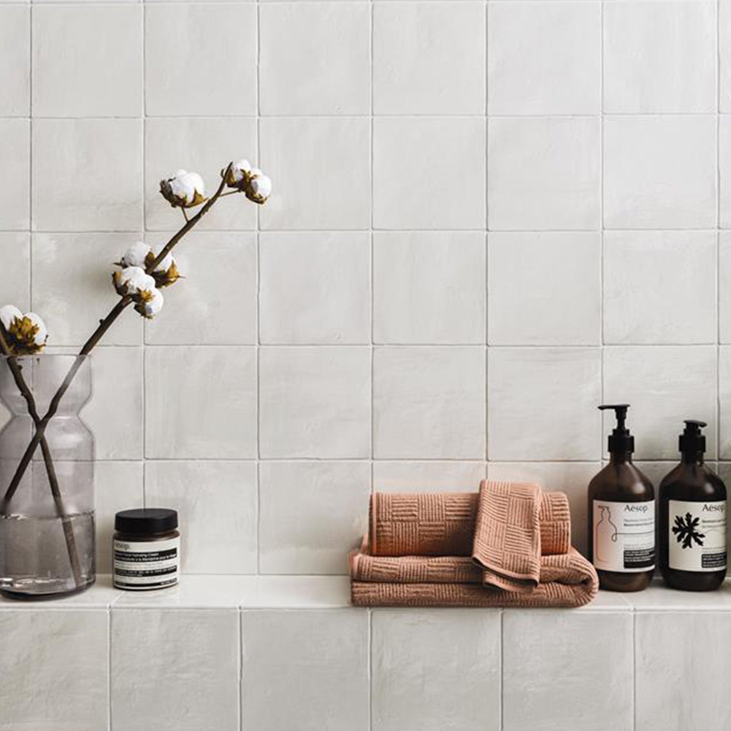White Gloss - Vivid Smooth Ceramic Wall Tile Sample