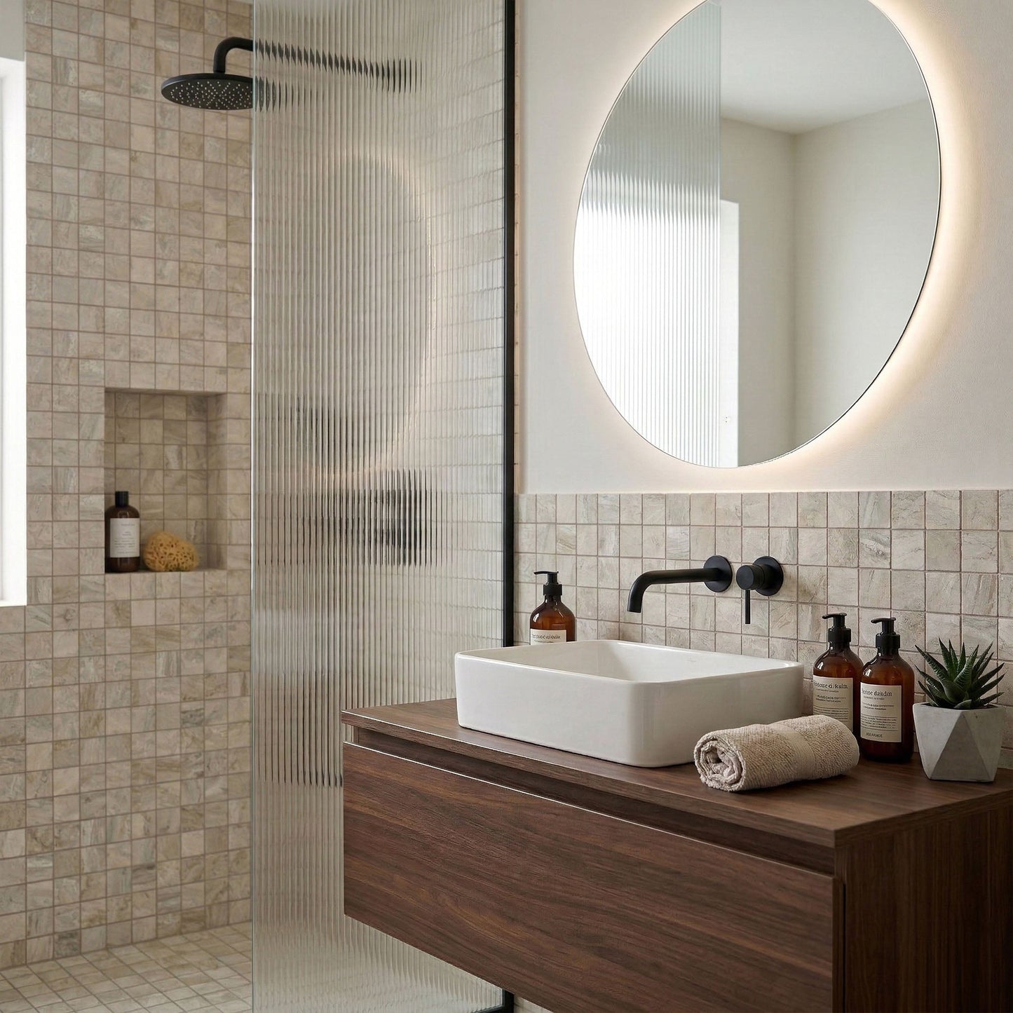 Natural Matt - Origins Smooth Porcelain Mosaic Tiles