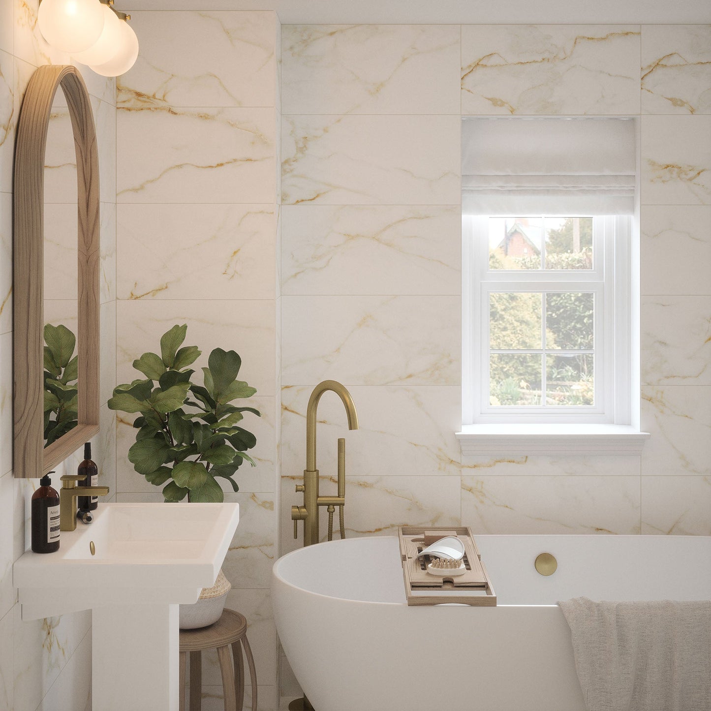 Sterling Matt - Smooth Ceramic Wall Tile Sample